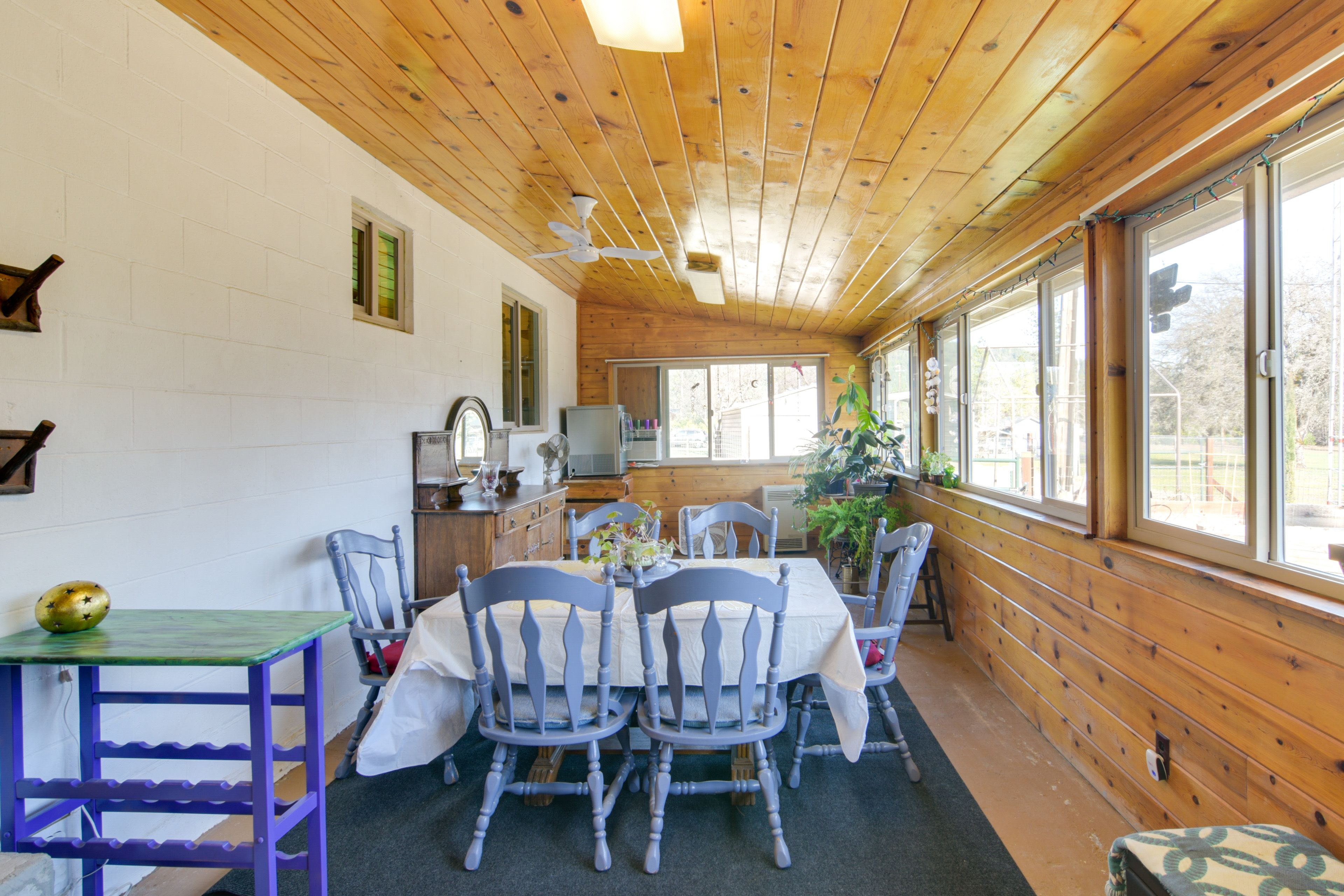 2nd Dining Area | Piano | Window A/C Unit