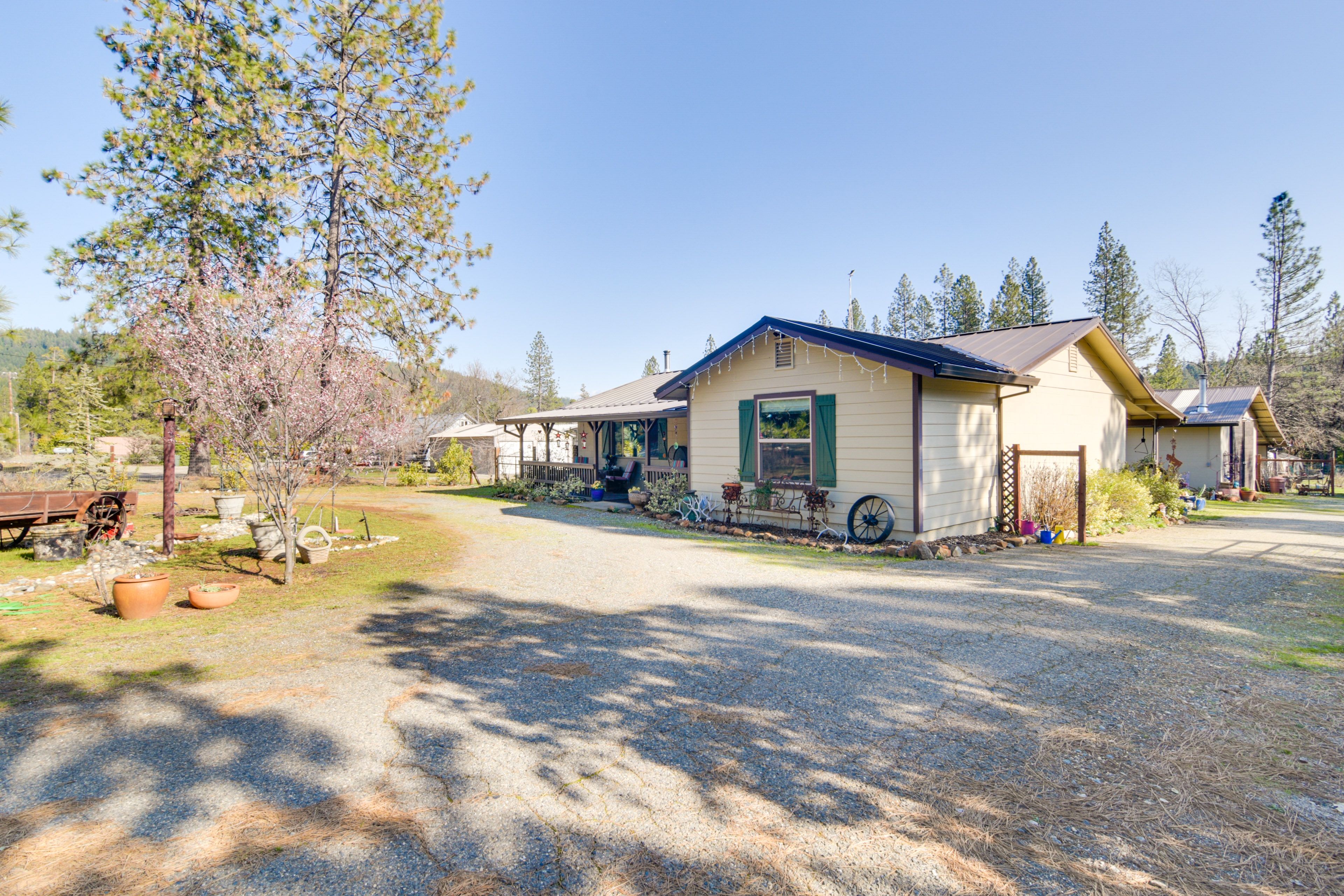 Home Exterior | Parking | Driveway (3 Vehicles) | RVs/Trailers Allowed On-Site