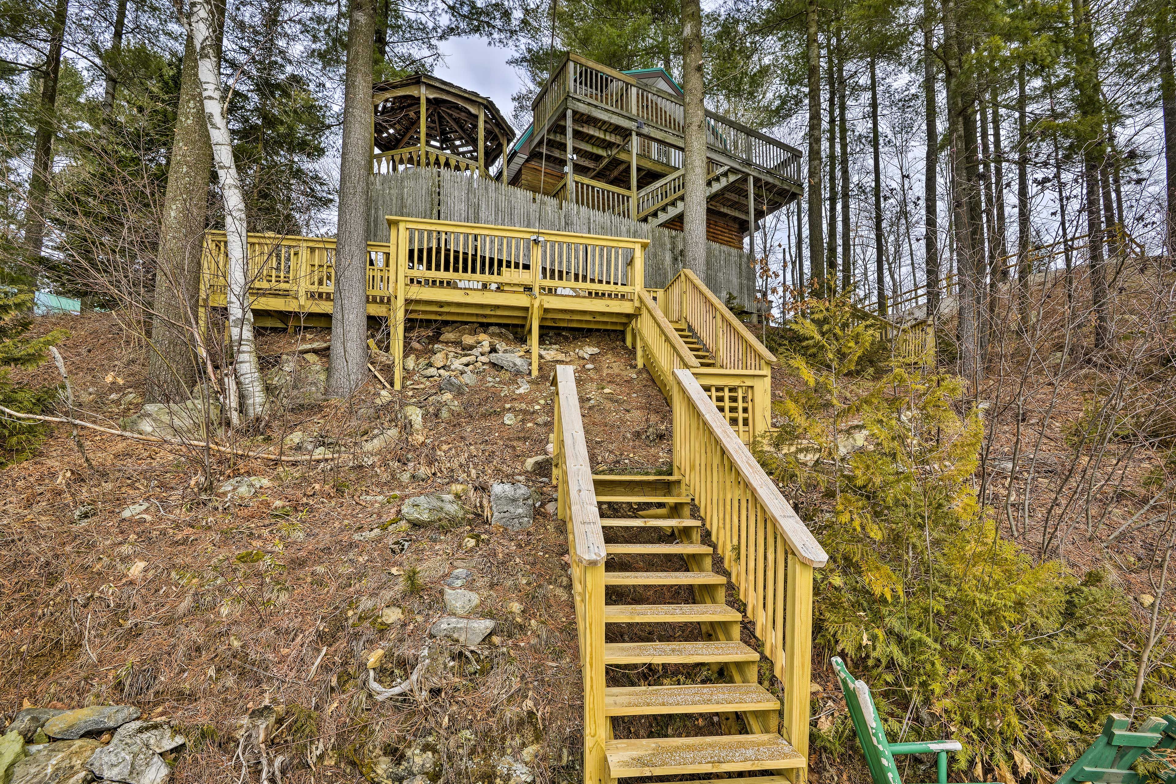Stairs to Deck & Dock