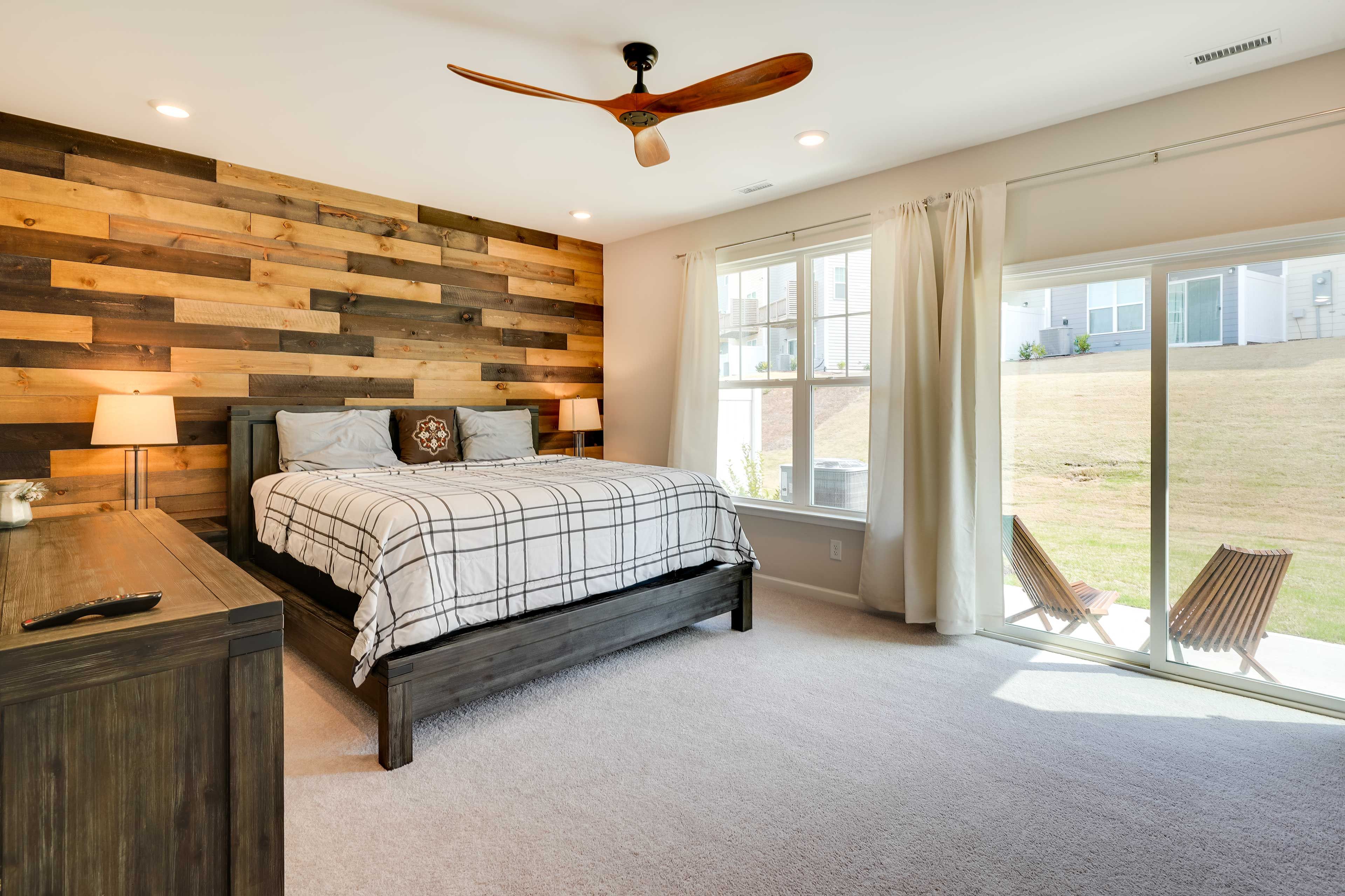 Bedroom 2 | King Bed | Patio Access | En-Suite Bathroom