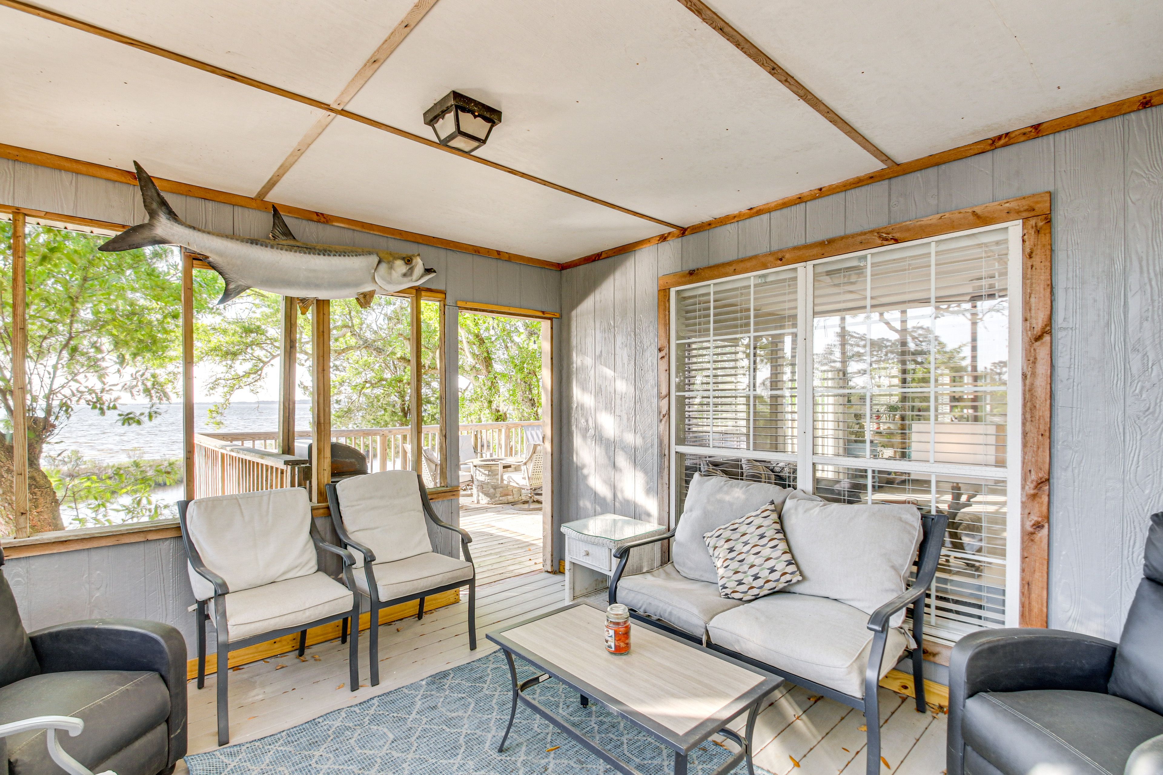 Screened Porch | Bay Views | 2-Story Home