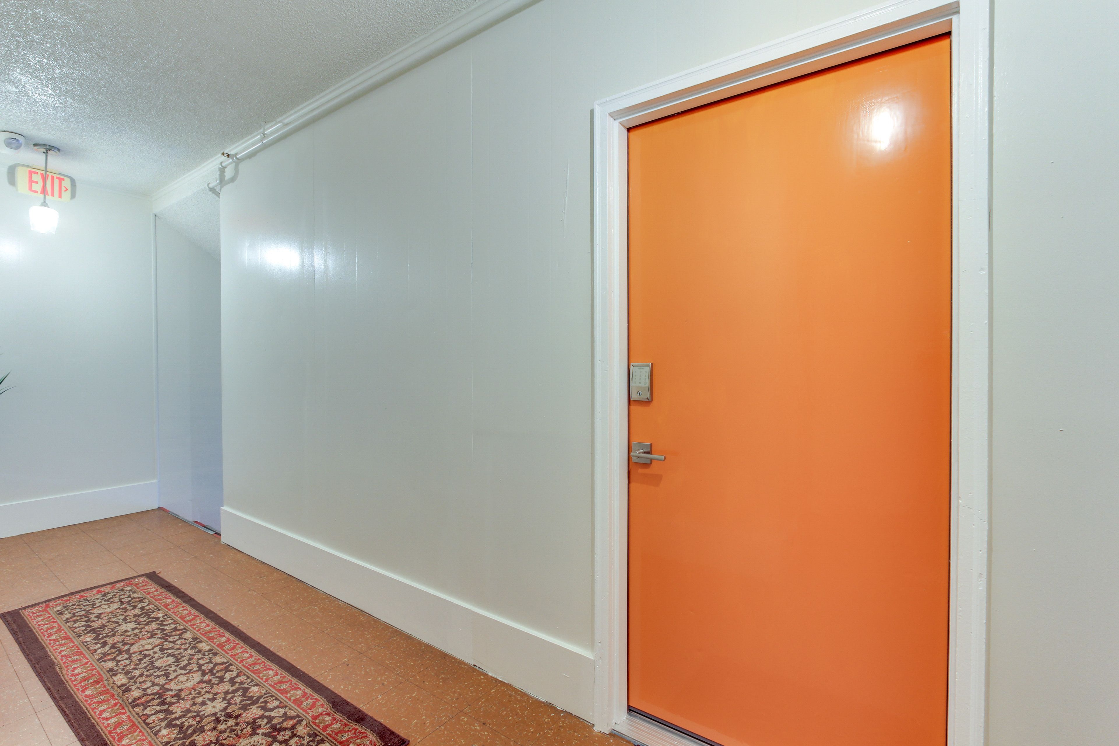 Exterior Entry | Private Balcony | Keyless Entry