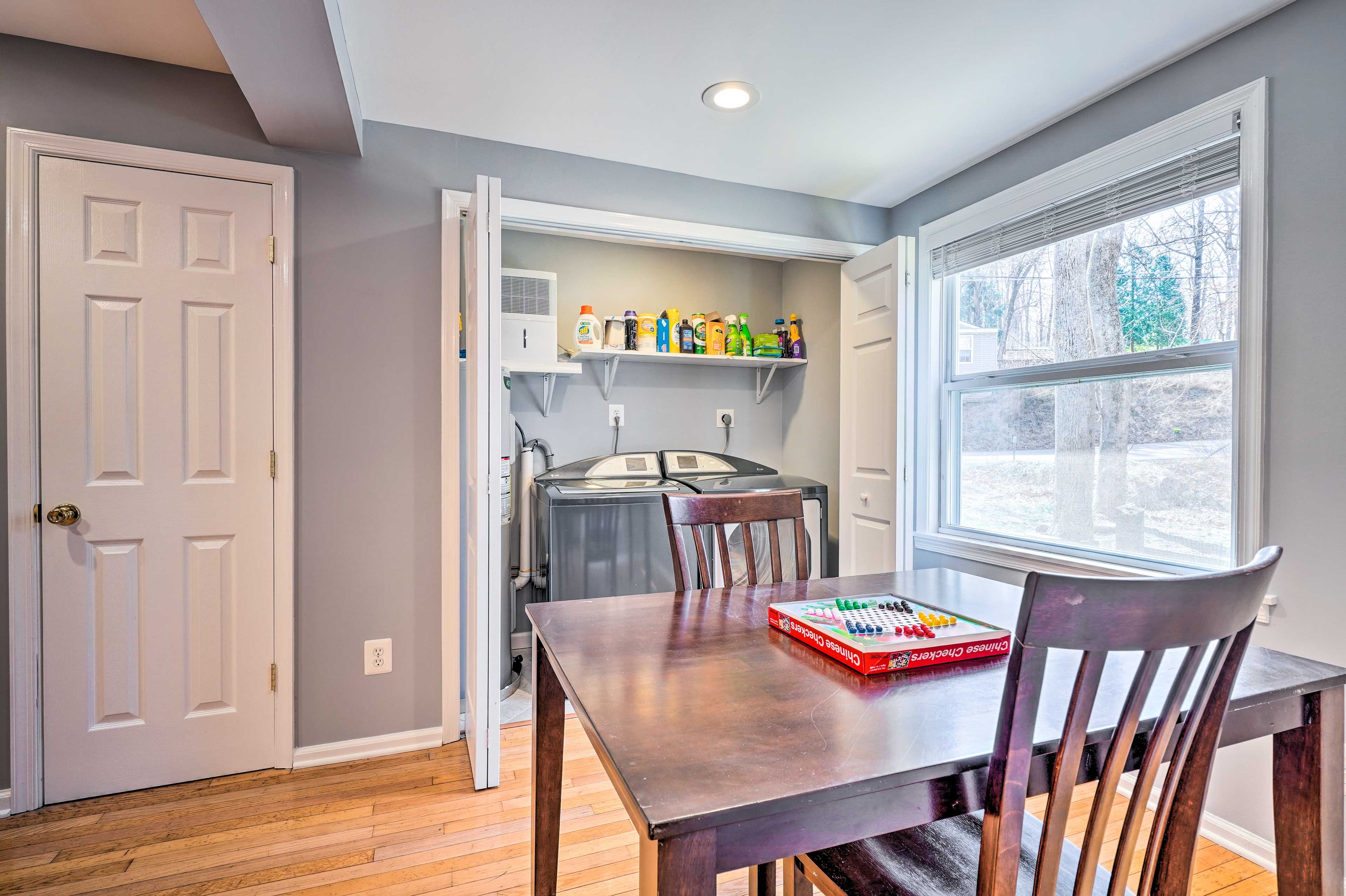 Laundry Closet | Main Level | Washer + Dryer
