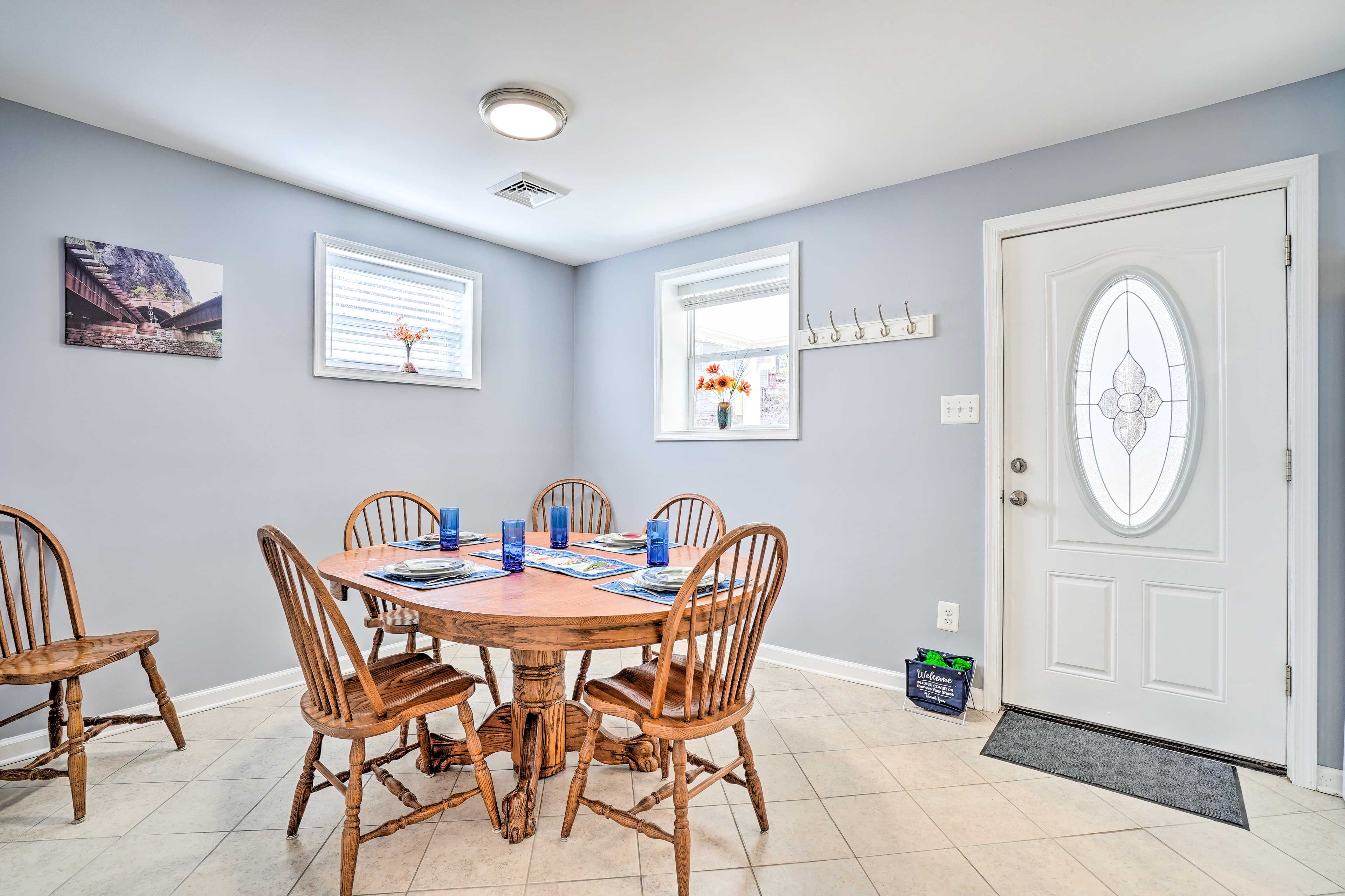 Dining Area | Main Level | Dishware + Flatware