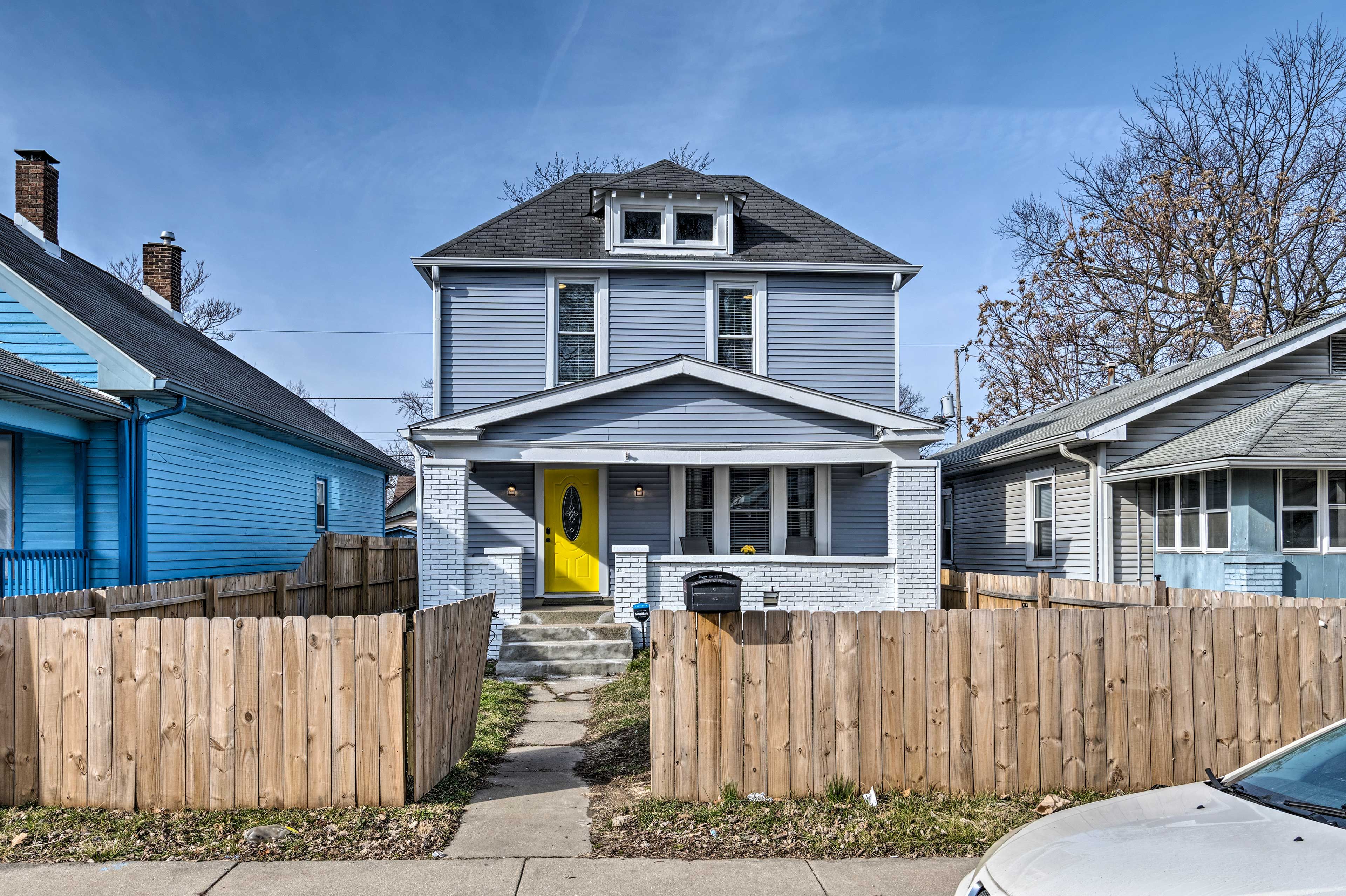 Indianapolis Vacation Rental | 4BR | 2BA | Stairs Required | 1,700 Sq Ft