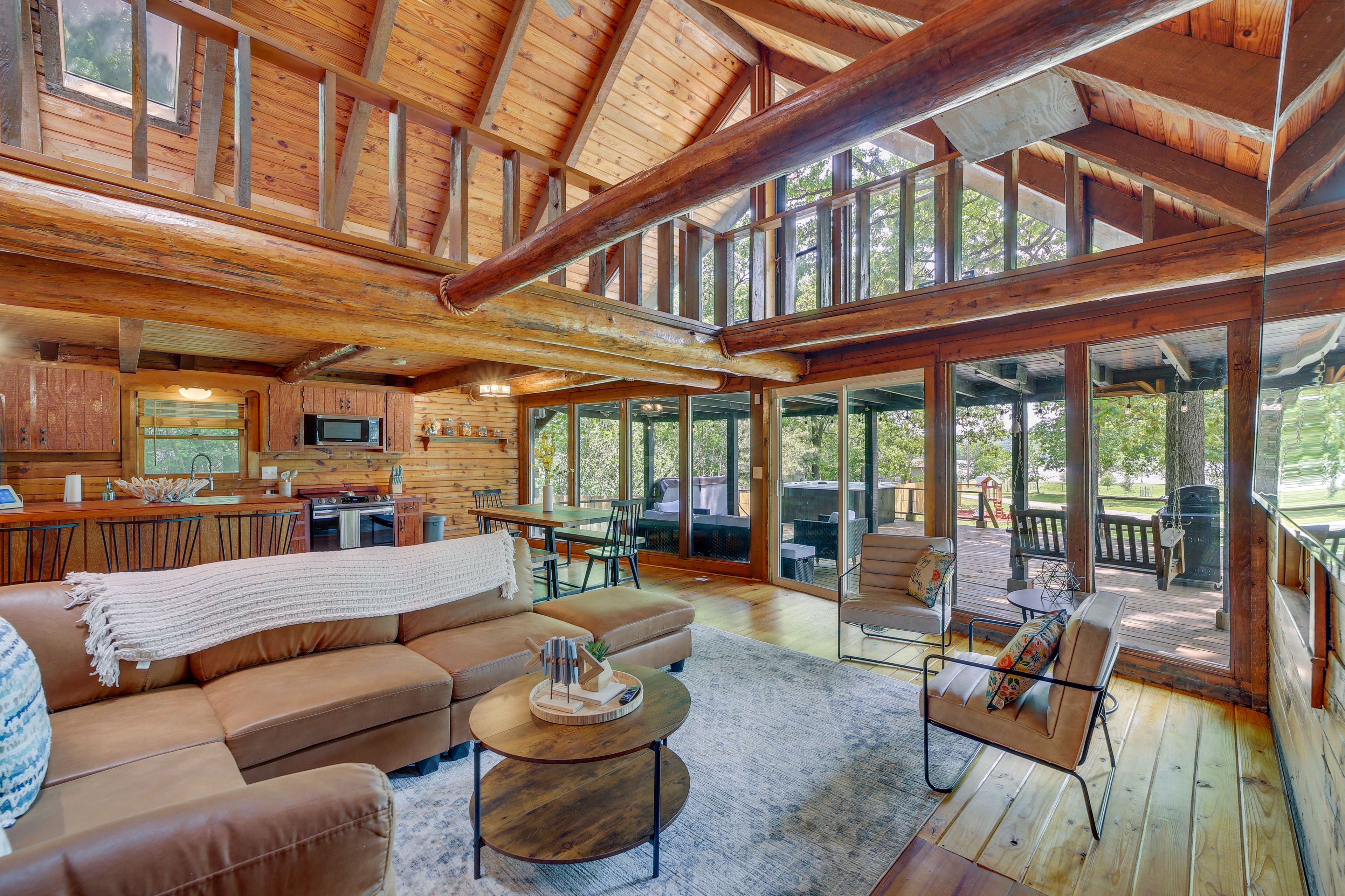 Living Area | Pet Friendly w/ Fee