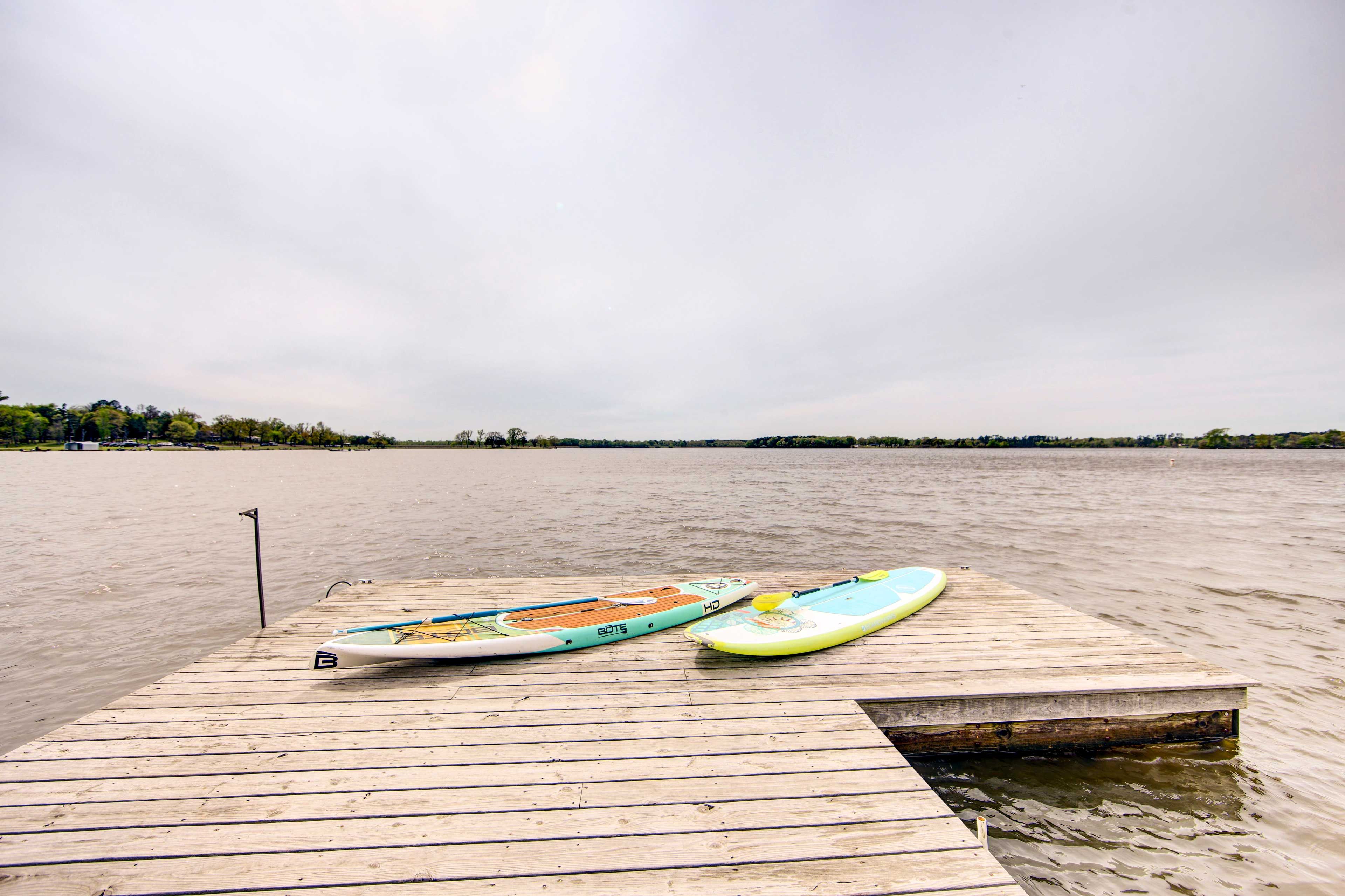 Dock | Paddle Boards & Life Jackets Available