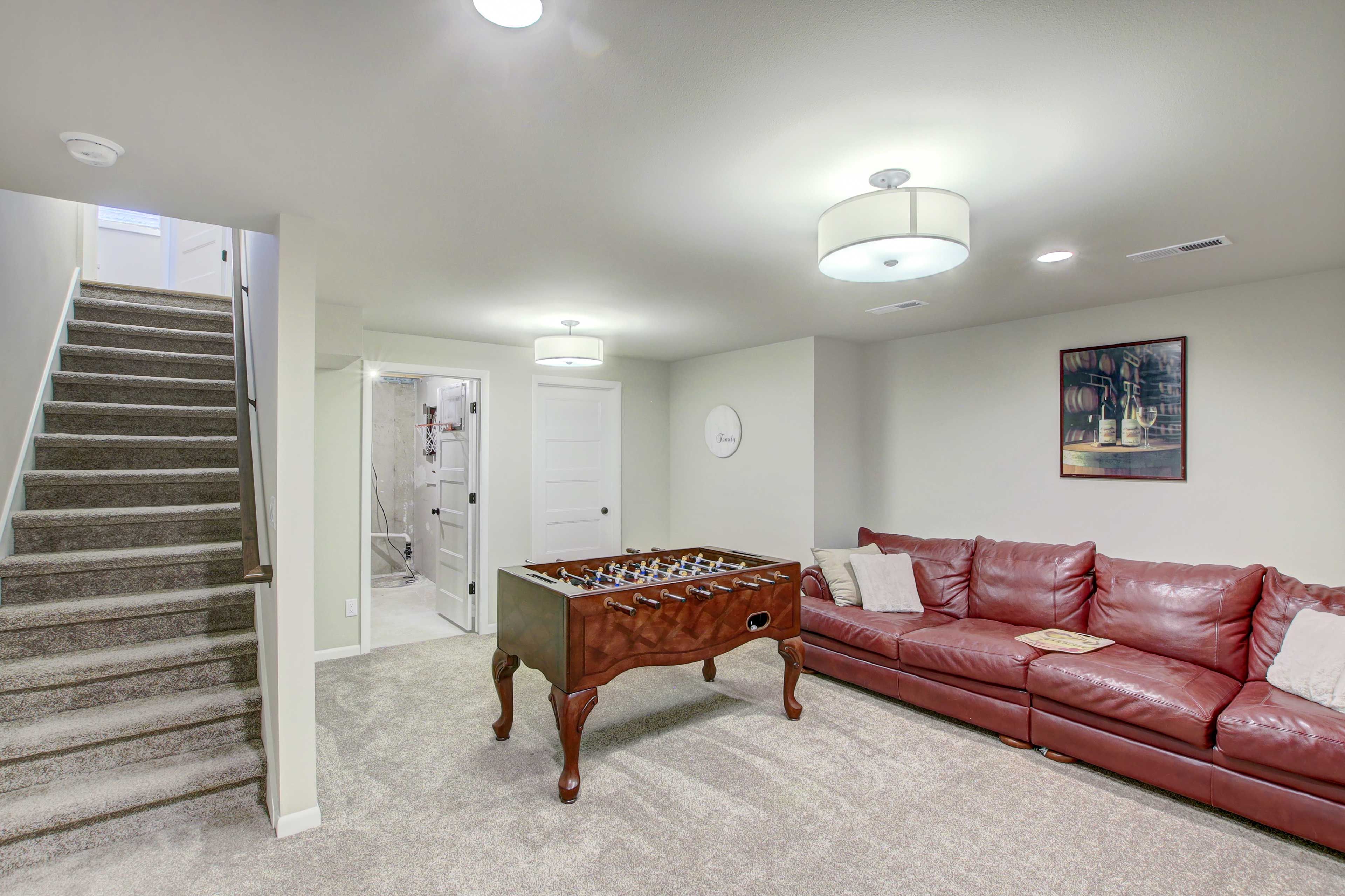 Family Room | Basement | Dart Board | Board Games