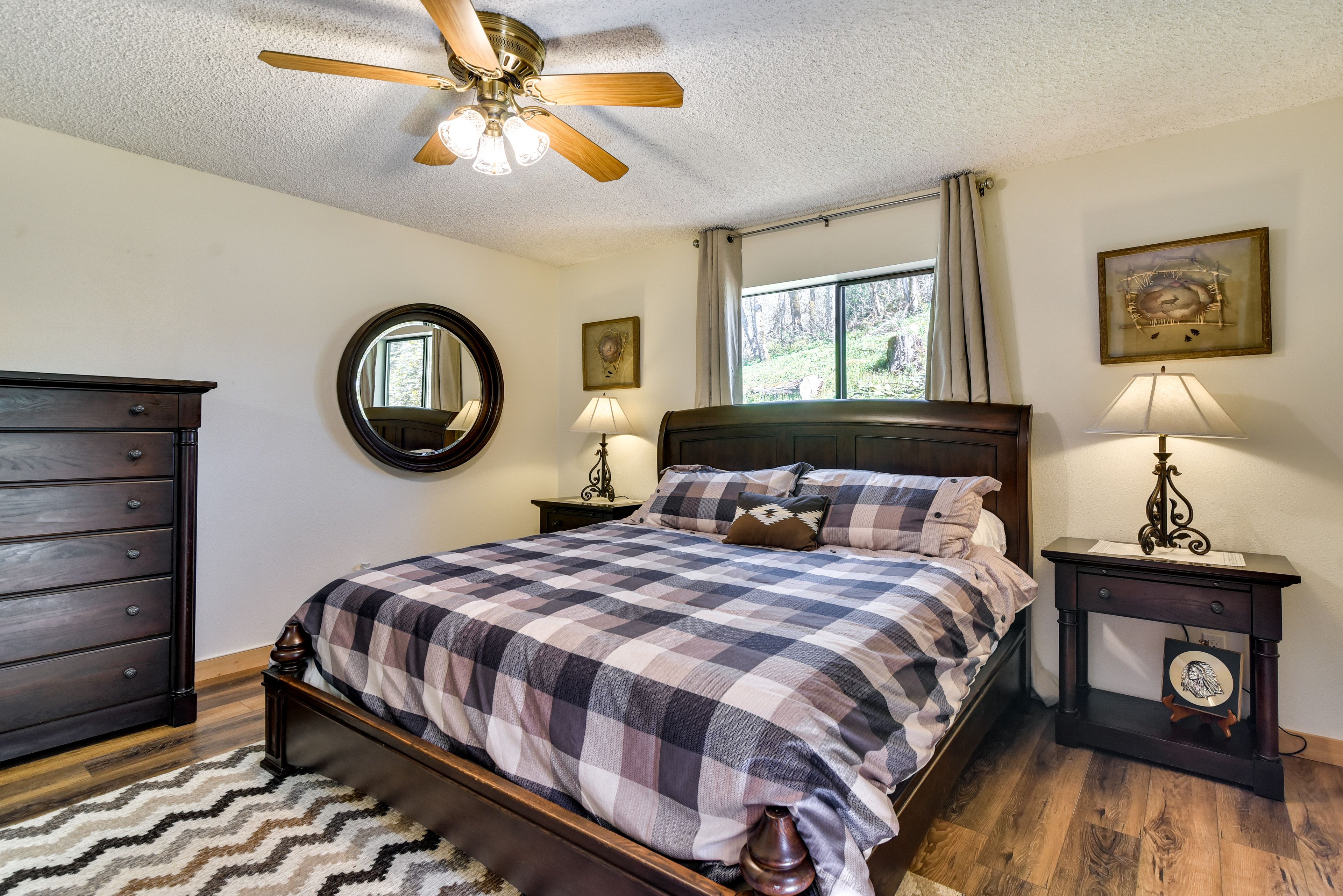 Bedroom 1 | King Bed | Linens Provided | Deck Access