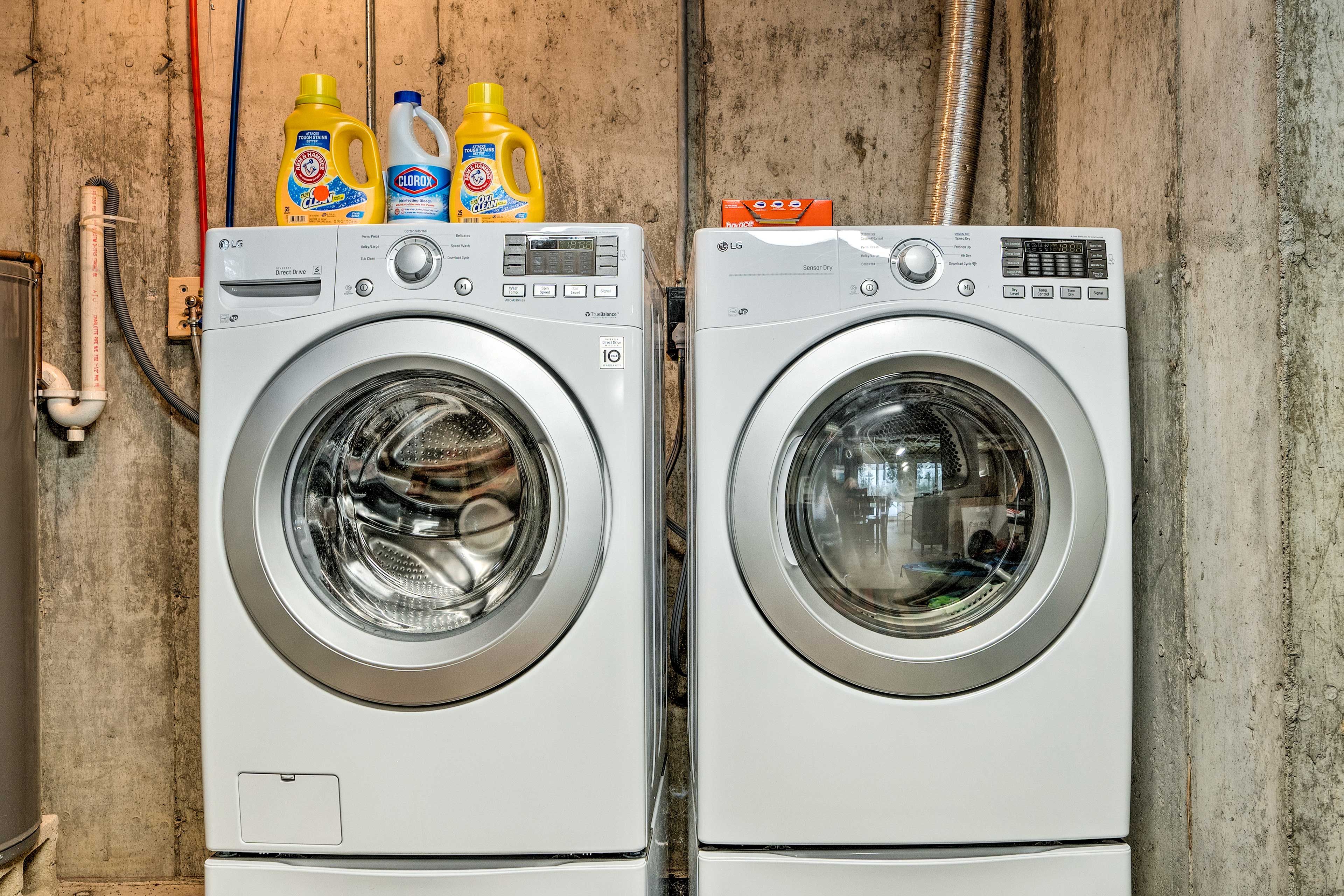 Basement | Washer & Dryer | Linens Provided