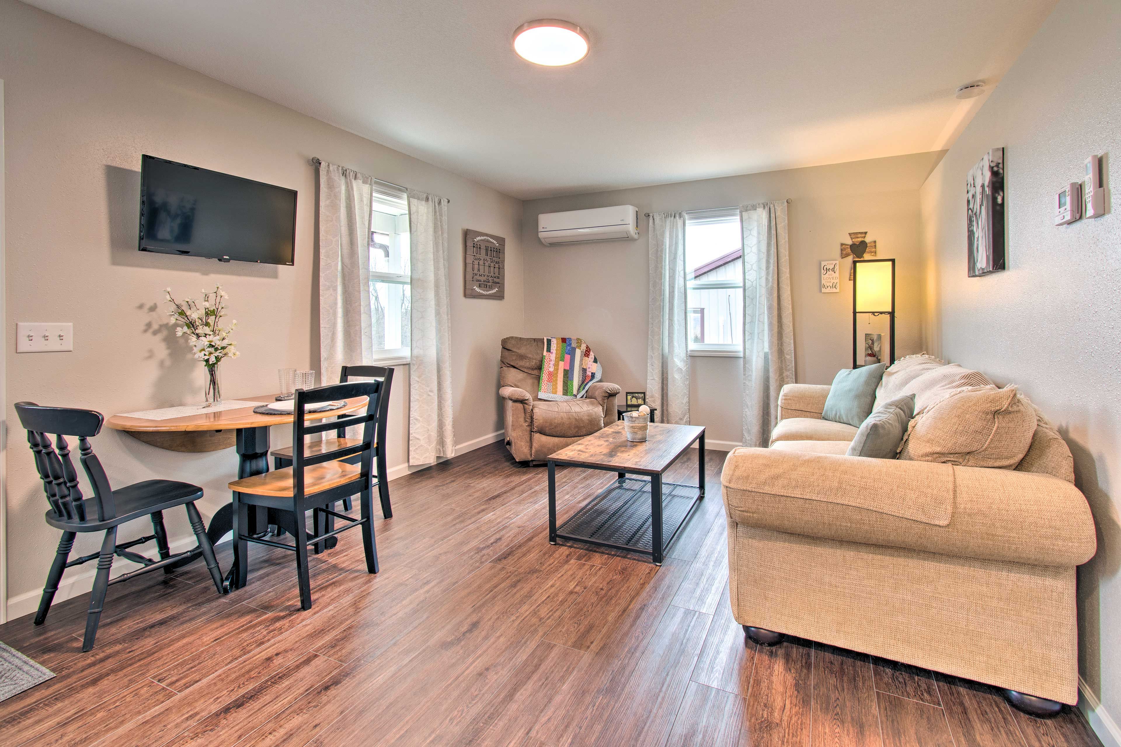 Canton Vacation Rental | 1BR | 1BA | Step-Free Access | 480 Sq Ft