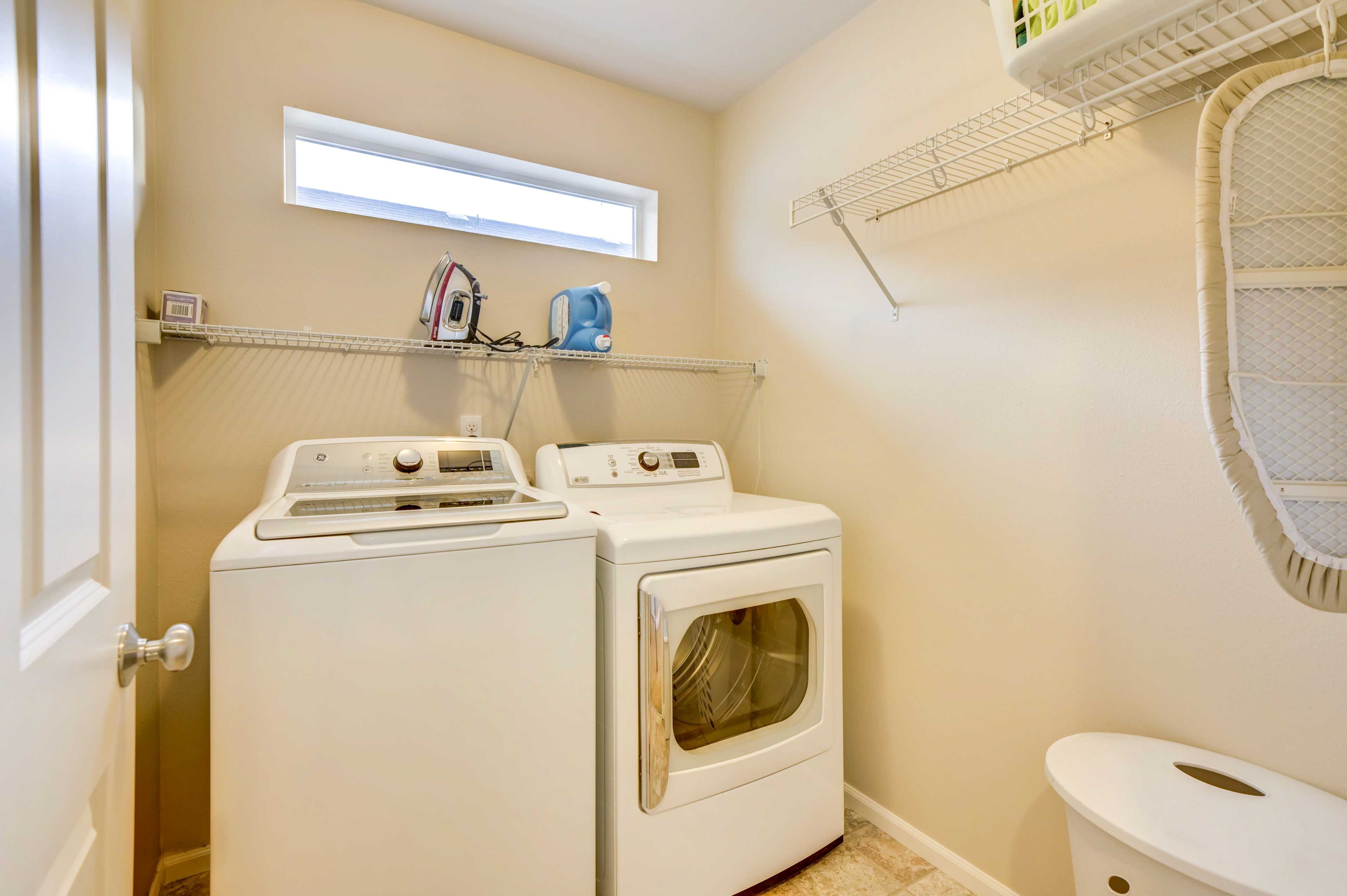 Laundry Area | Washer/Dryer | Laundry Detergent | Iron/Board