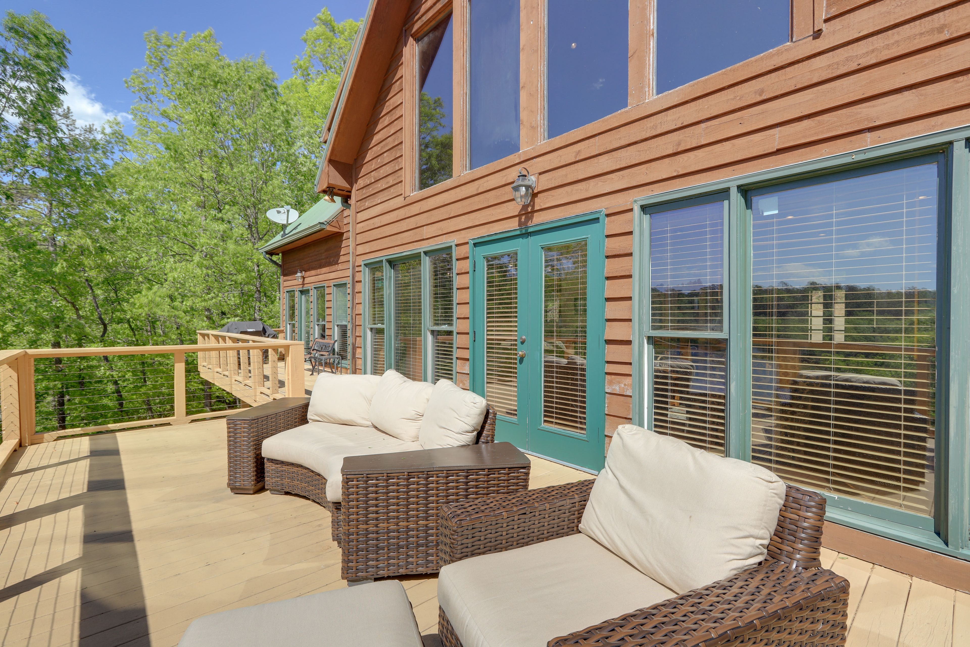 Deck | Lounge Area | Lake View