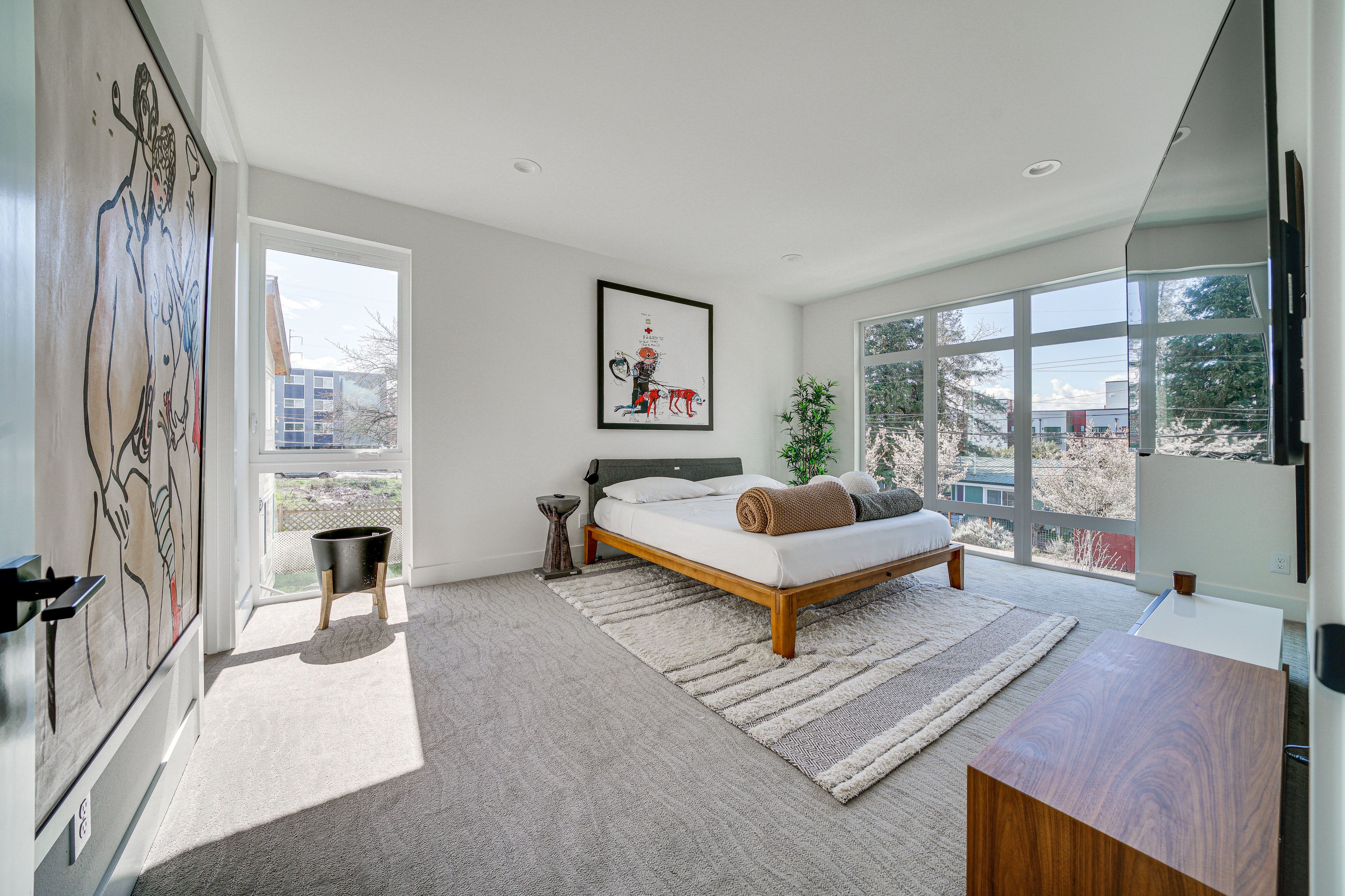 Bedroom 1 | California King Bed | Linens & Towels Provided | 2nd Floor