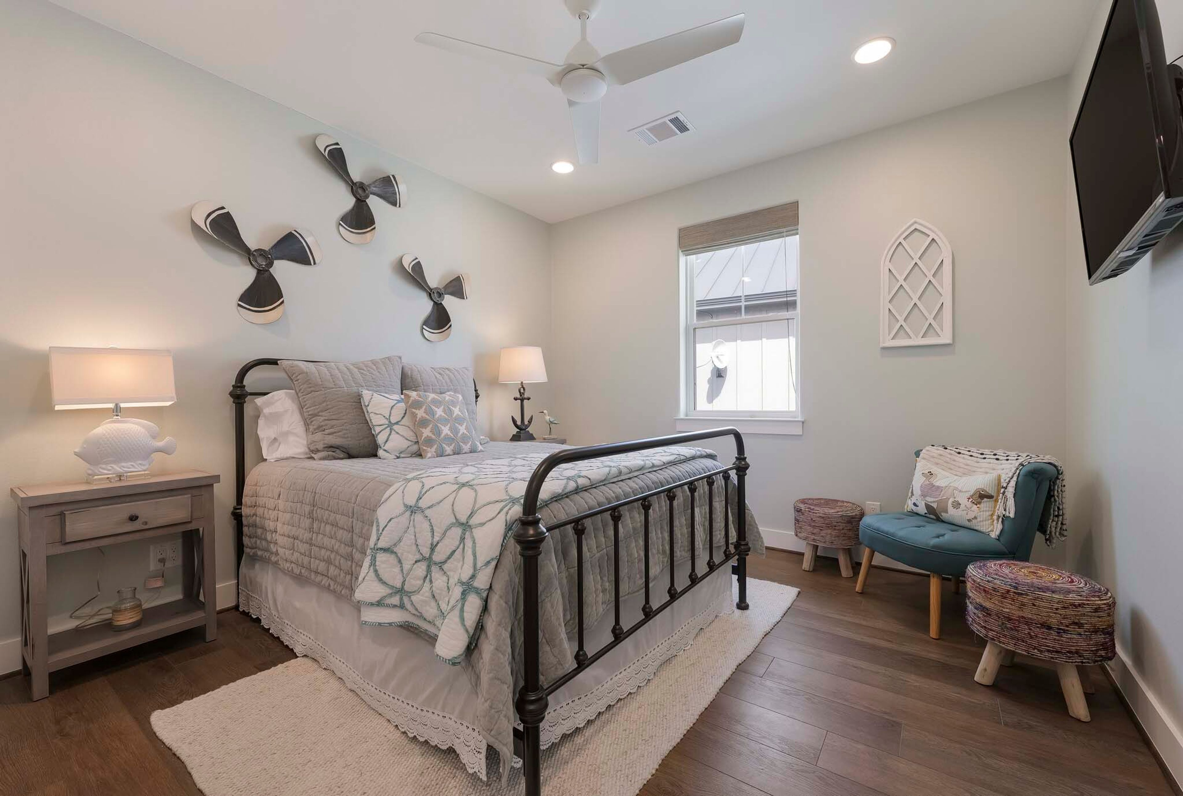 Bedroom 3 | Queen Bed | Additional Sleeping | Pack 'n Play | 3rd Floor