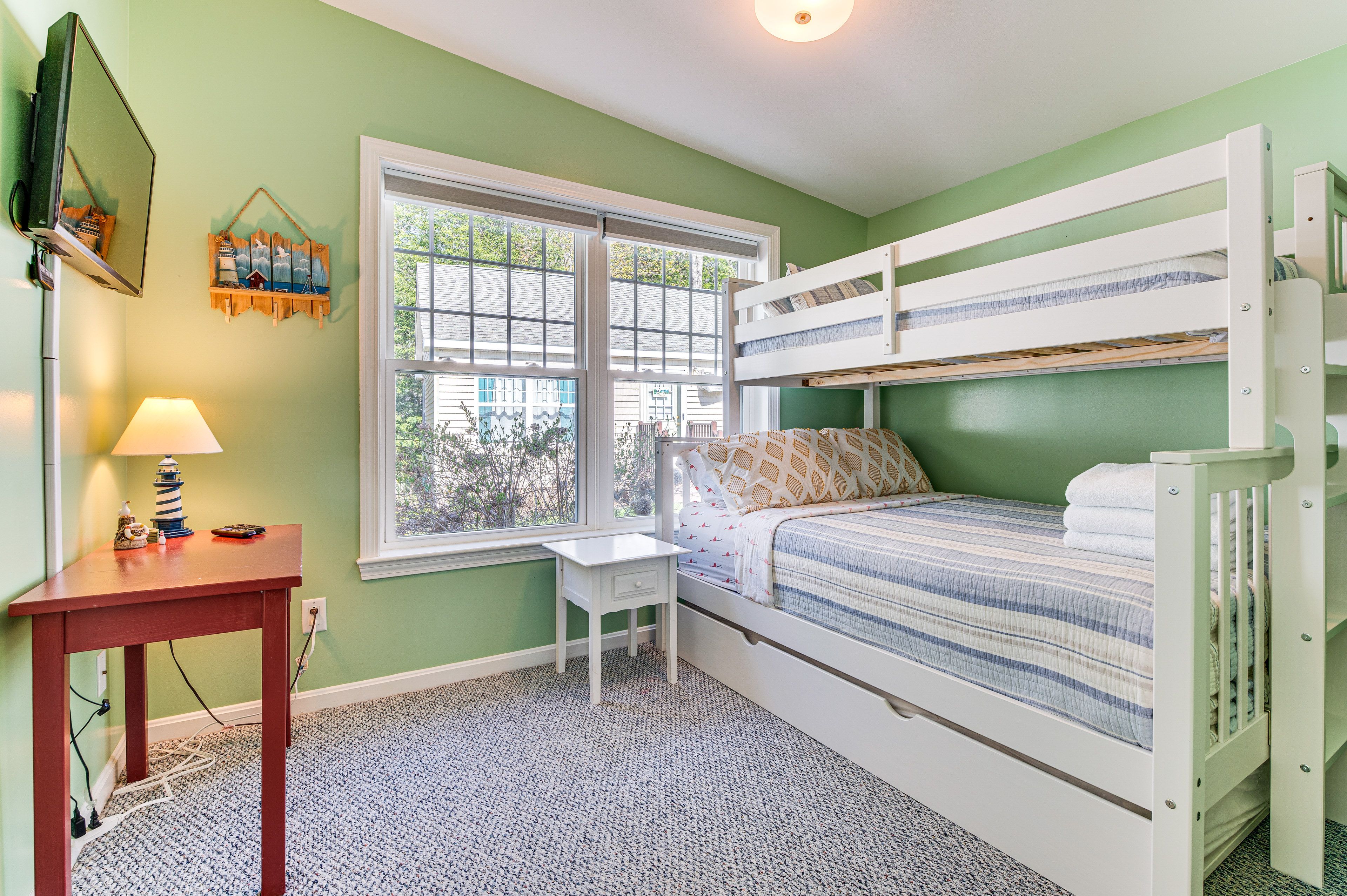 Bedroom 2 | Twin/Full Bunk Bed w/ Full Trundle | Linens Provided
