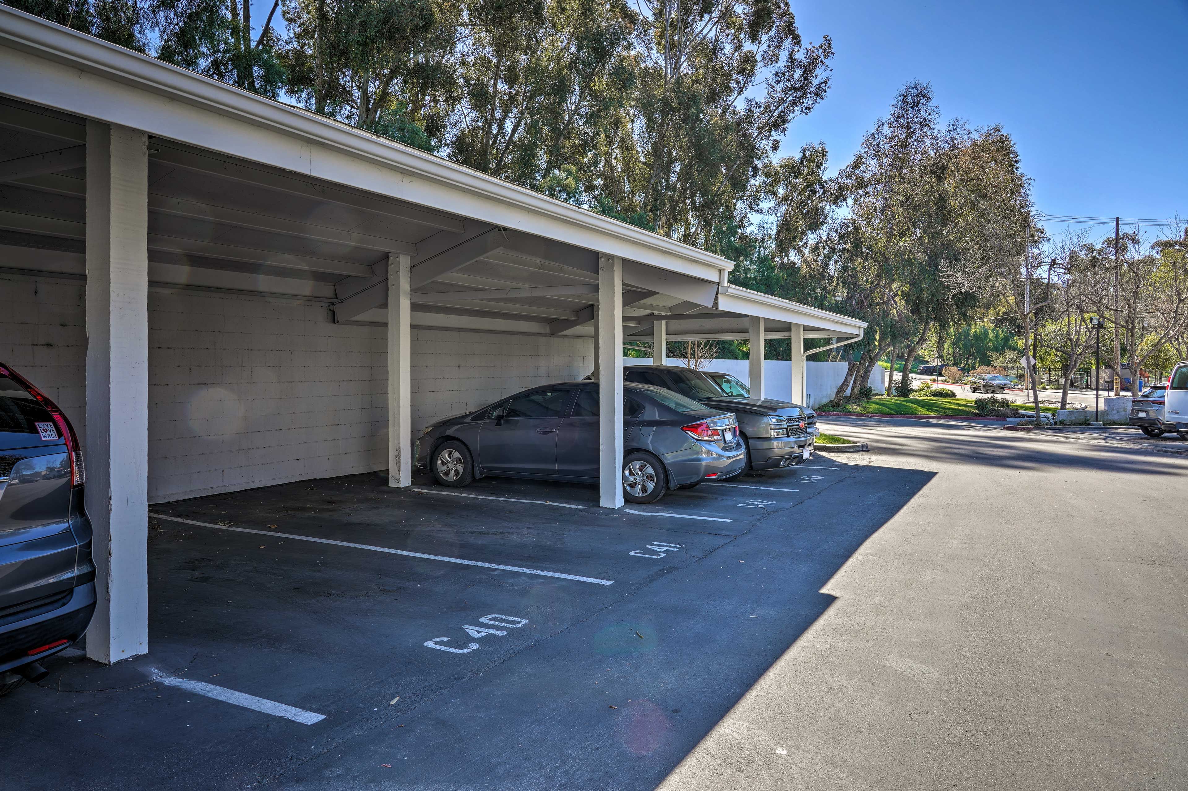 Parking Lot (1 Vehicle) | Additional Overflow Parking Available
