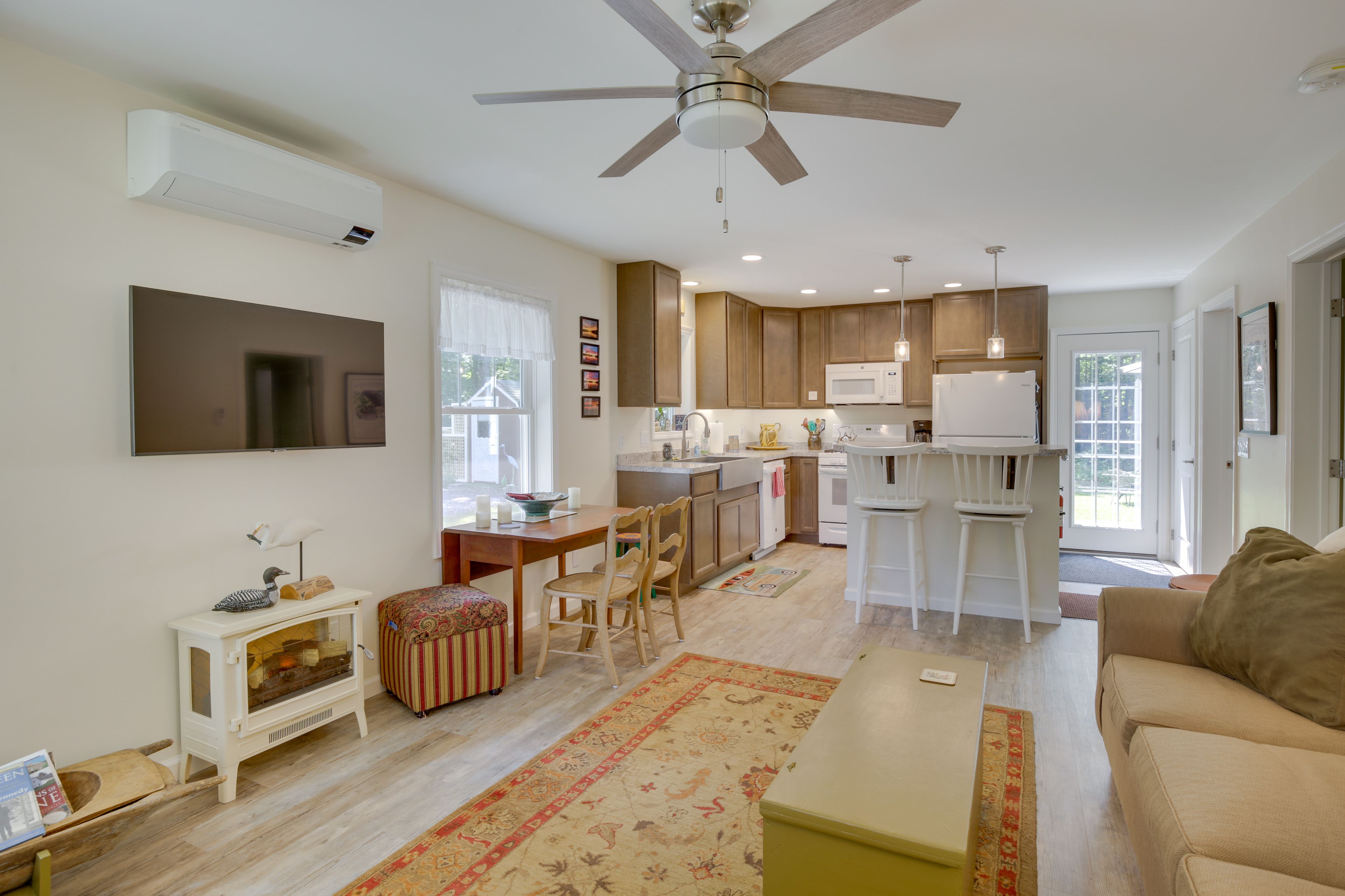 Augusta Vacation Rental | 2BR | 1BA | Stairs Required | 980 Sq Ft