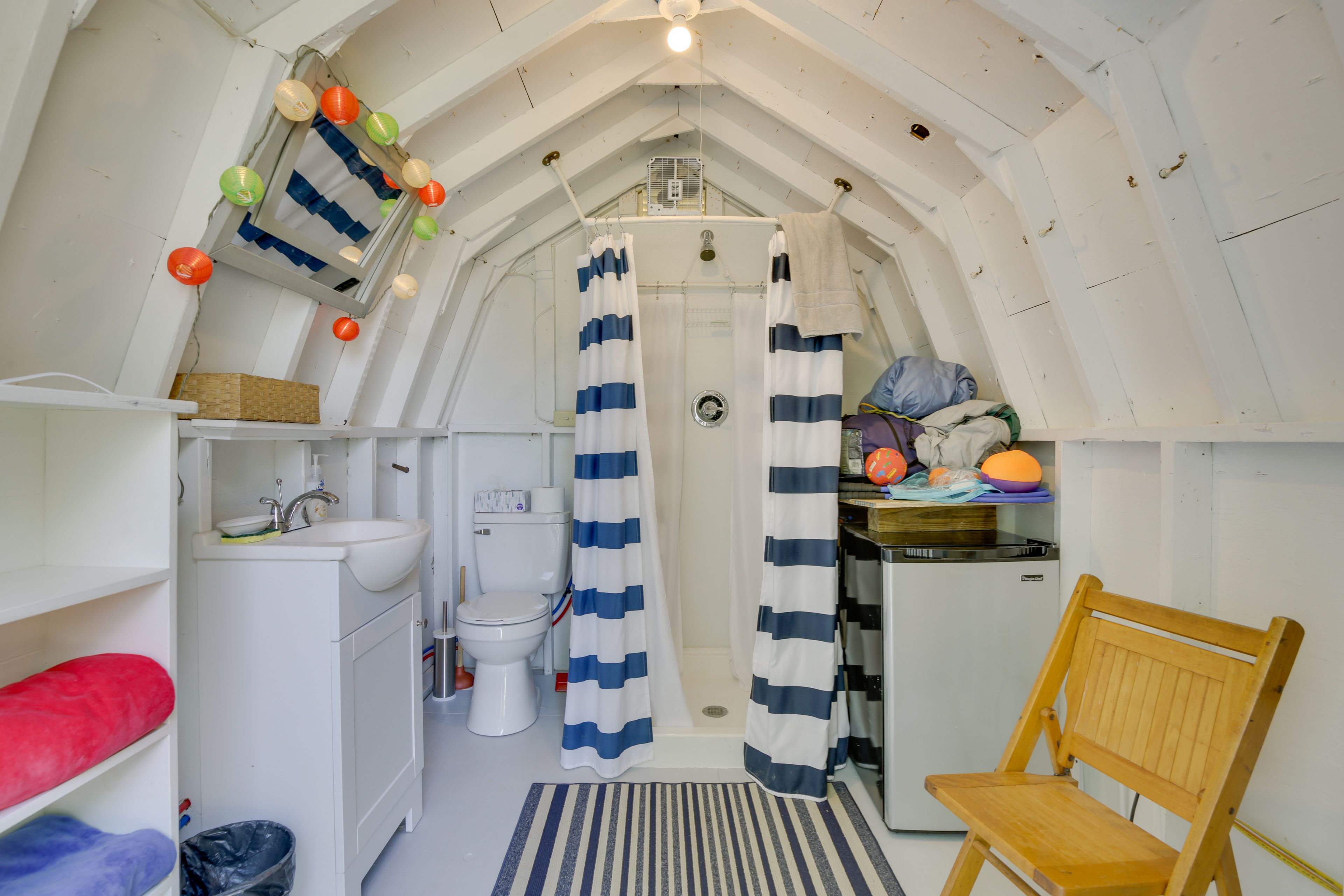 Outdoor Bathroom (Seasonal) | Shower | Mini-Fridge