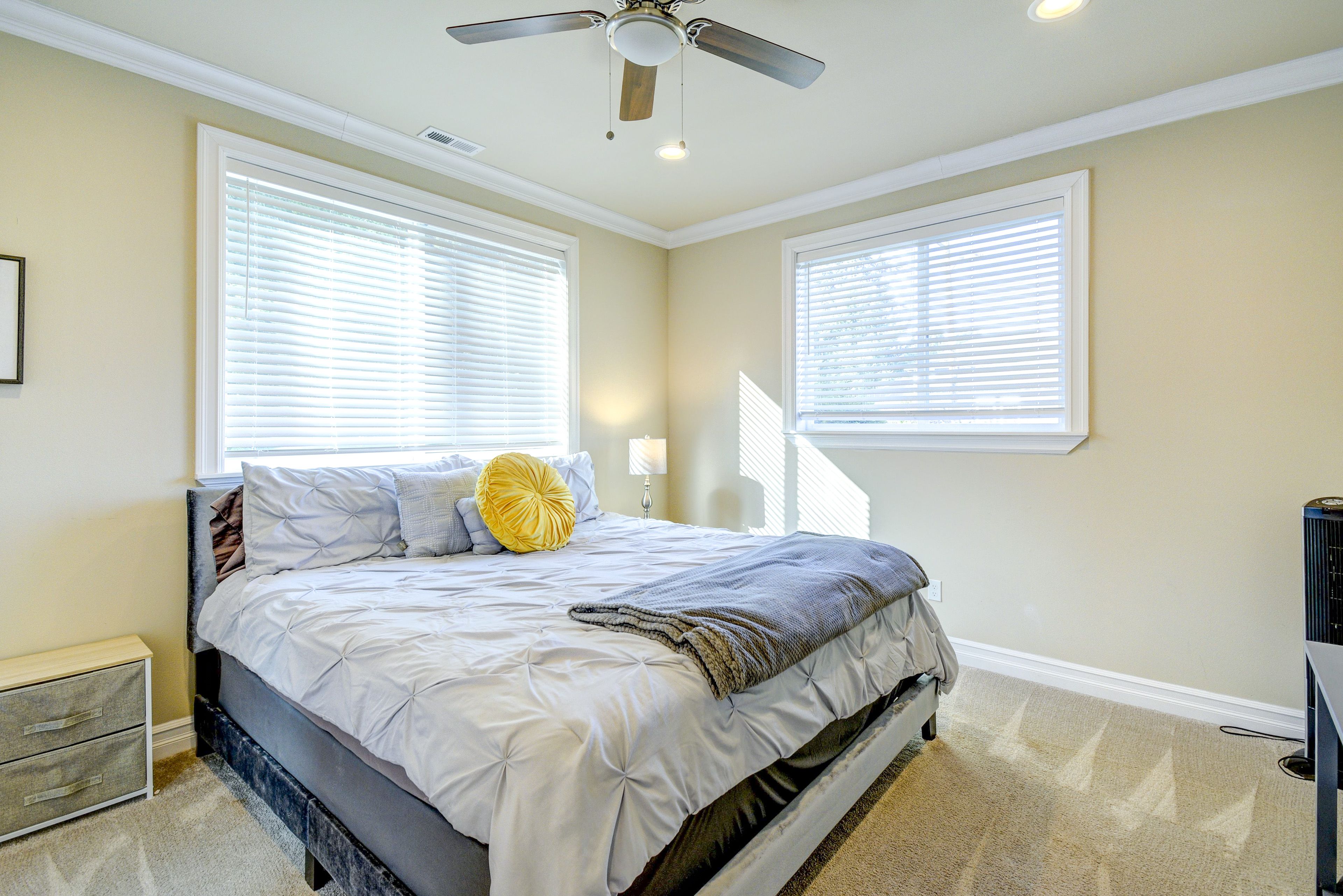 Bedroom 1 | King Bed | Linens Provided | En-Suite Bathroom