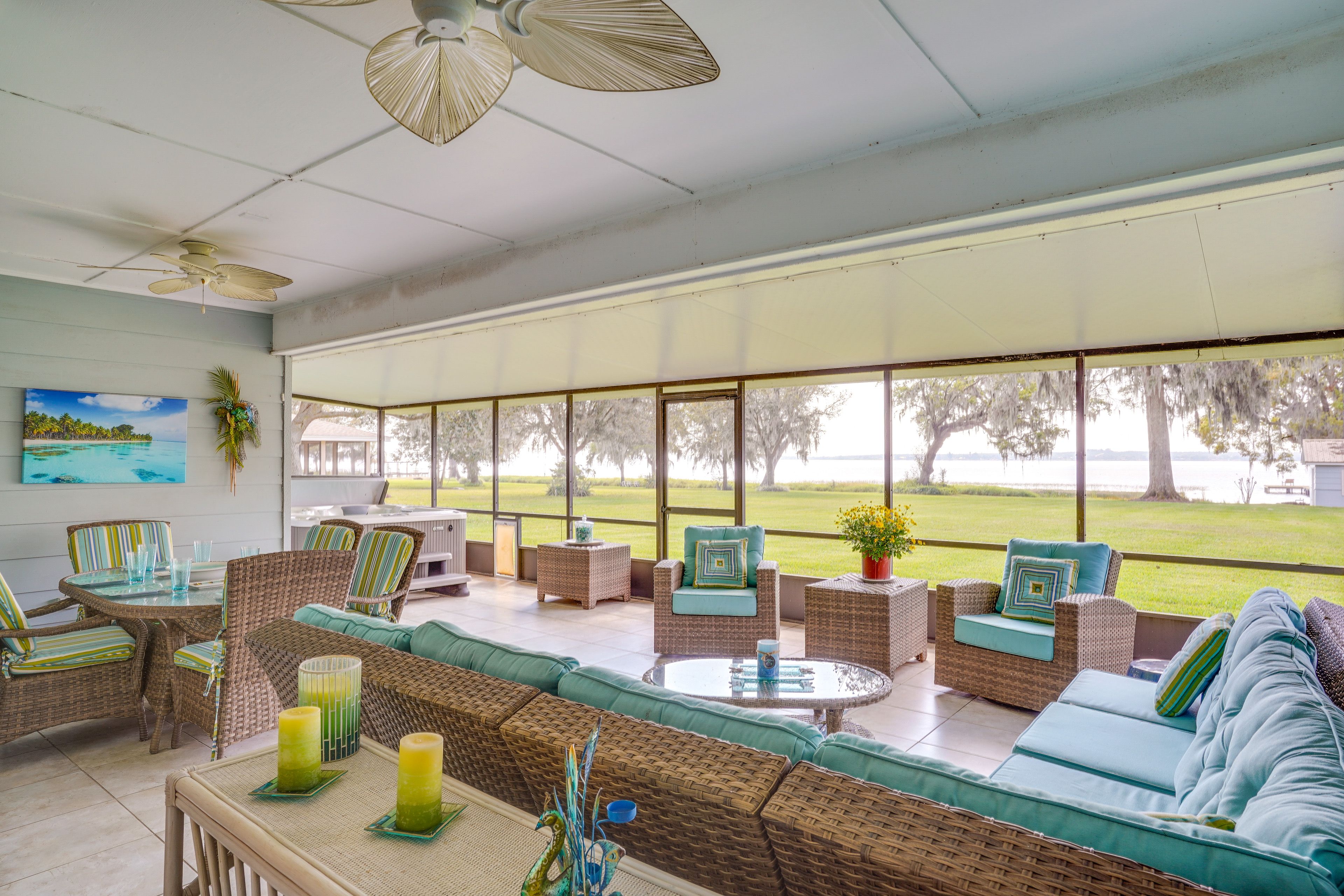 Screened Patio | Hot Tub