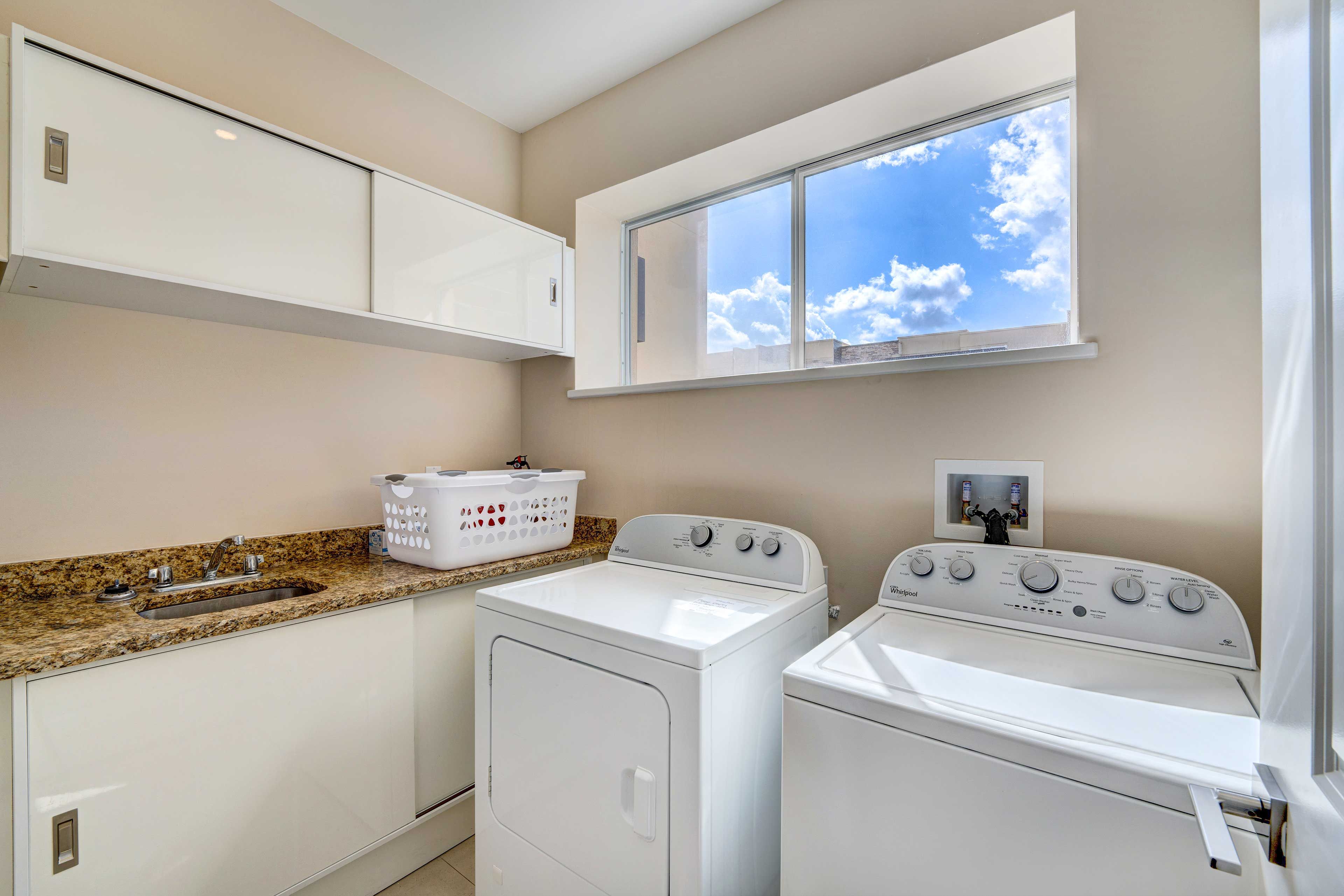 Laundry Room | Detergent Provided