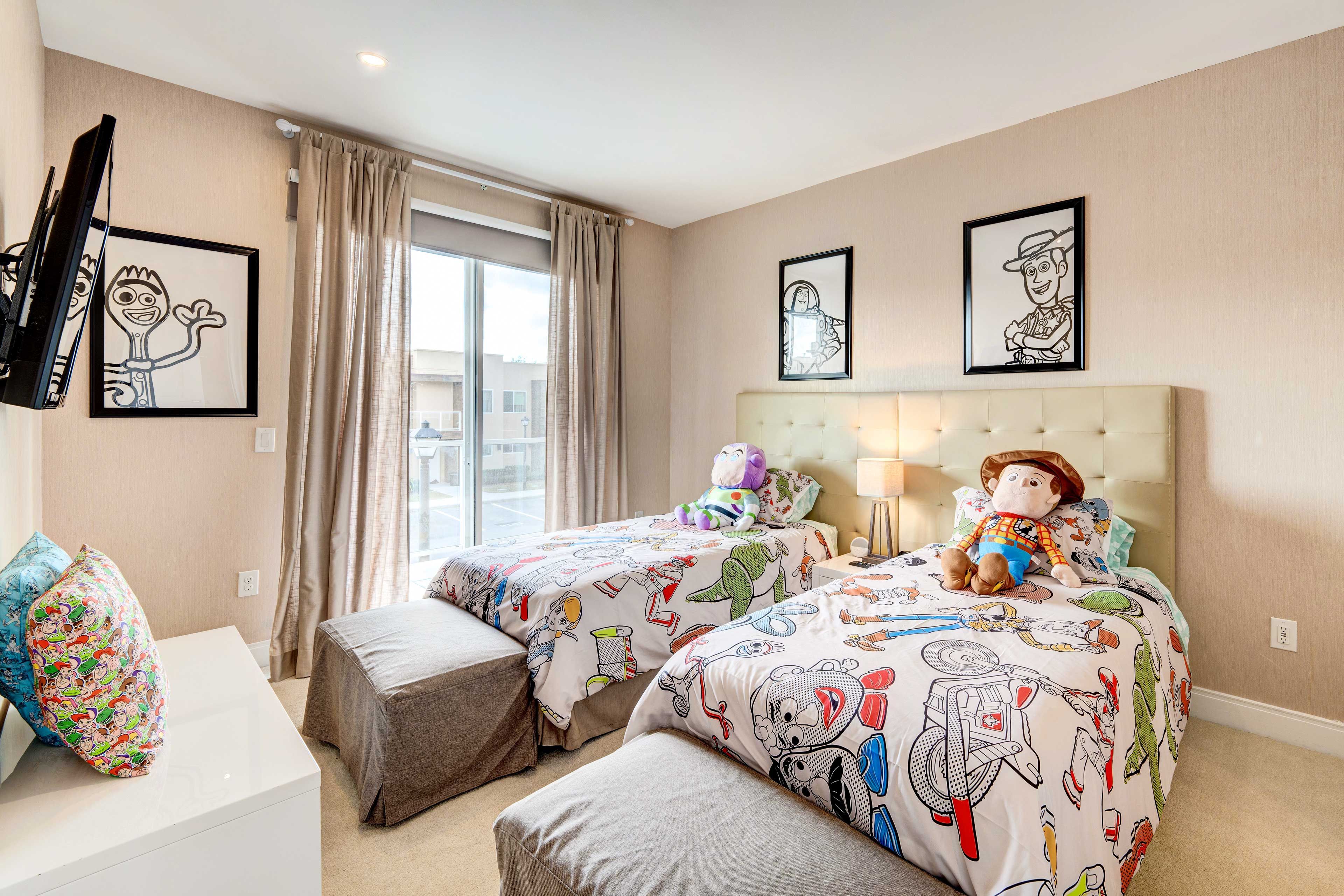 Bedroom 3 | 2 Twin Beds | 2nd Floor