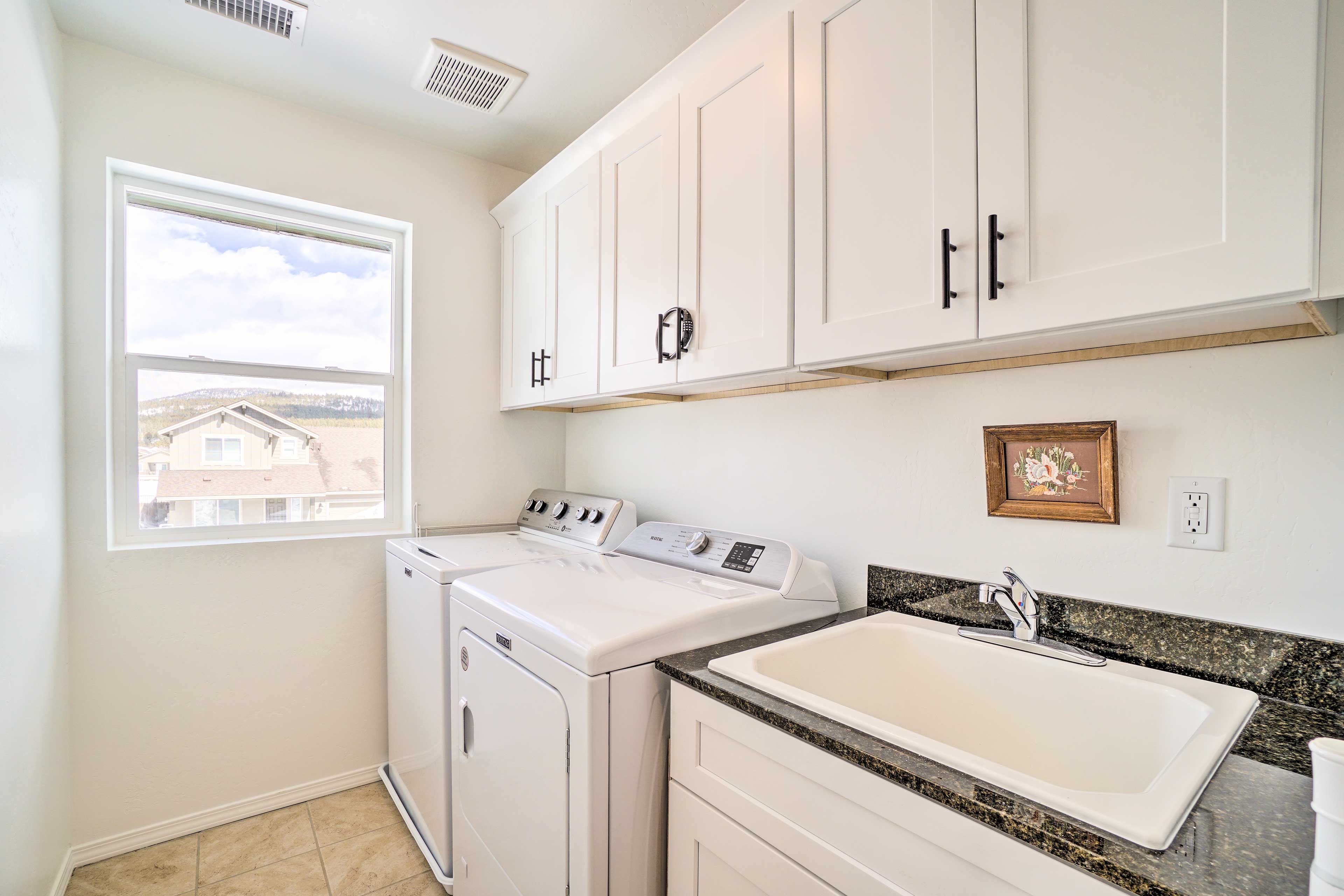 Laundry Area | Washer/Dryer | Laundry Detergent | Iron/Board