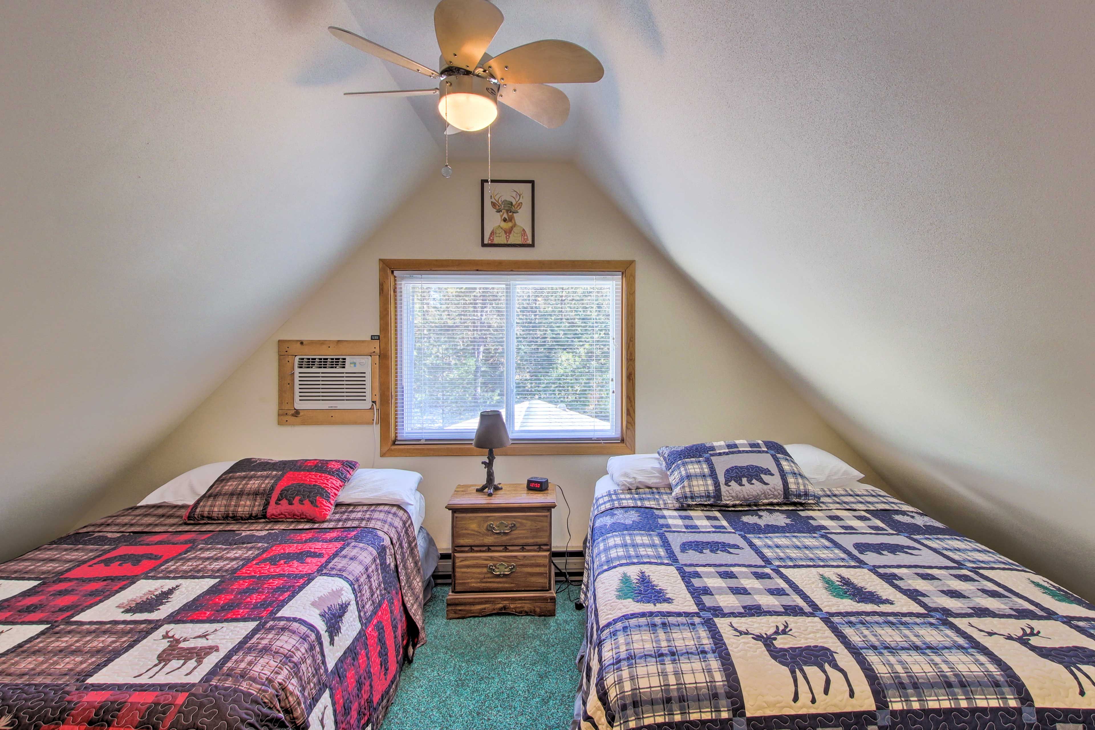Bedroom 3 | 2 Full Beds