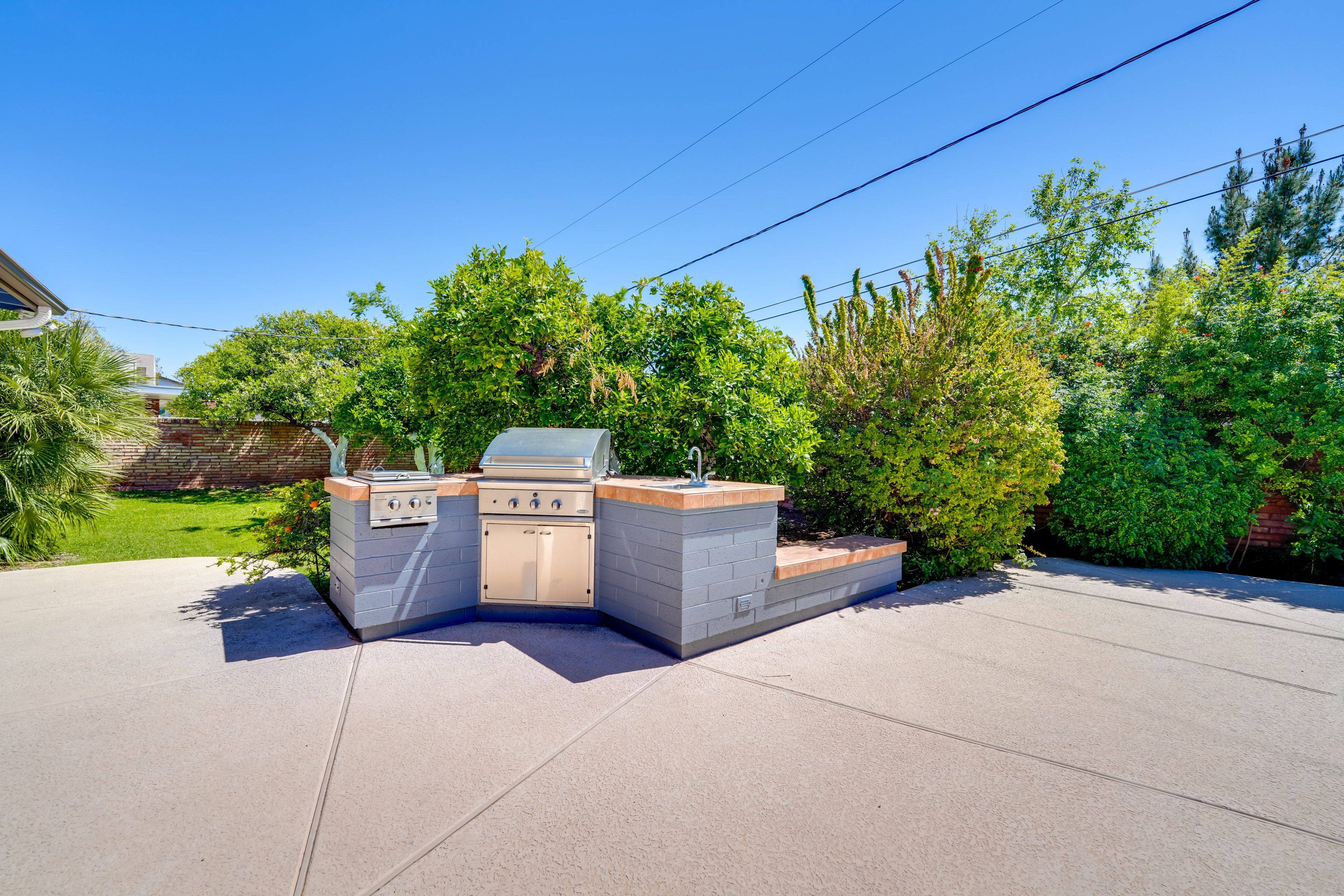 Shared Amenities | Backyard | Patio | Outdoor Kitchen | Pool | Citrus Trees