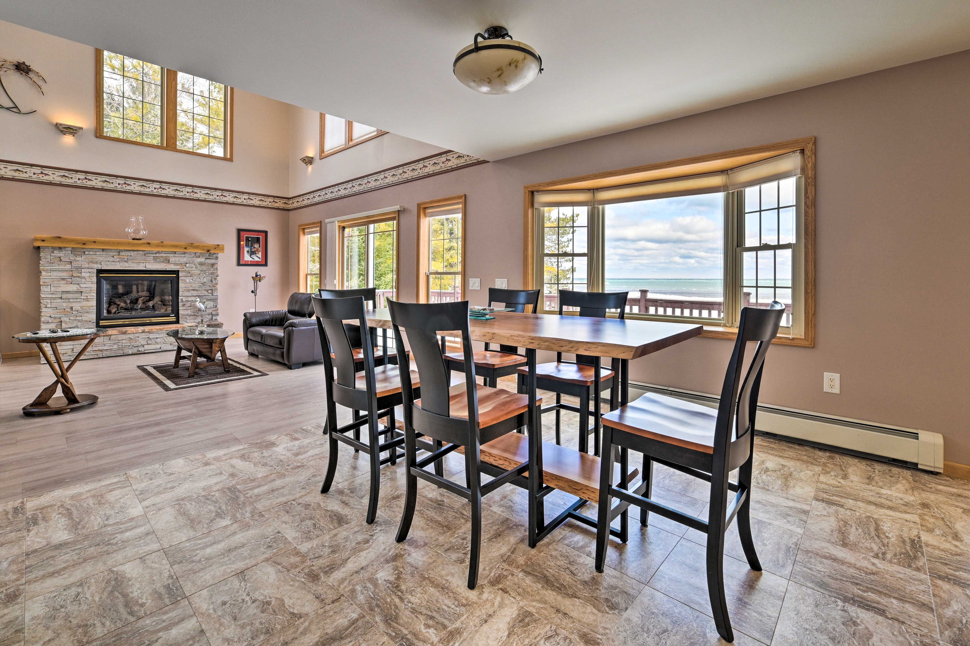 Dining Area | 2nd Floor | Dishware/Flatware Provided | Coffee Maker