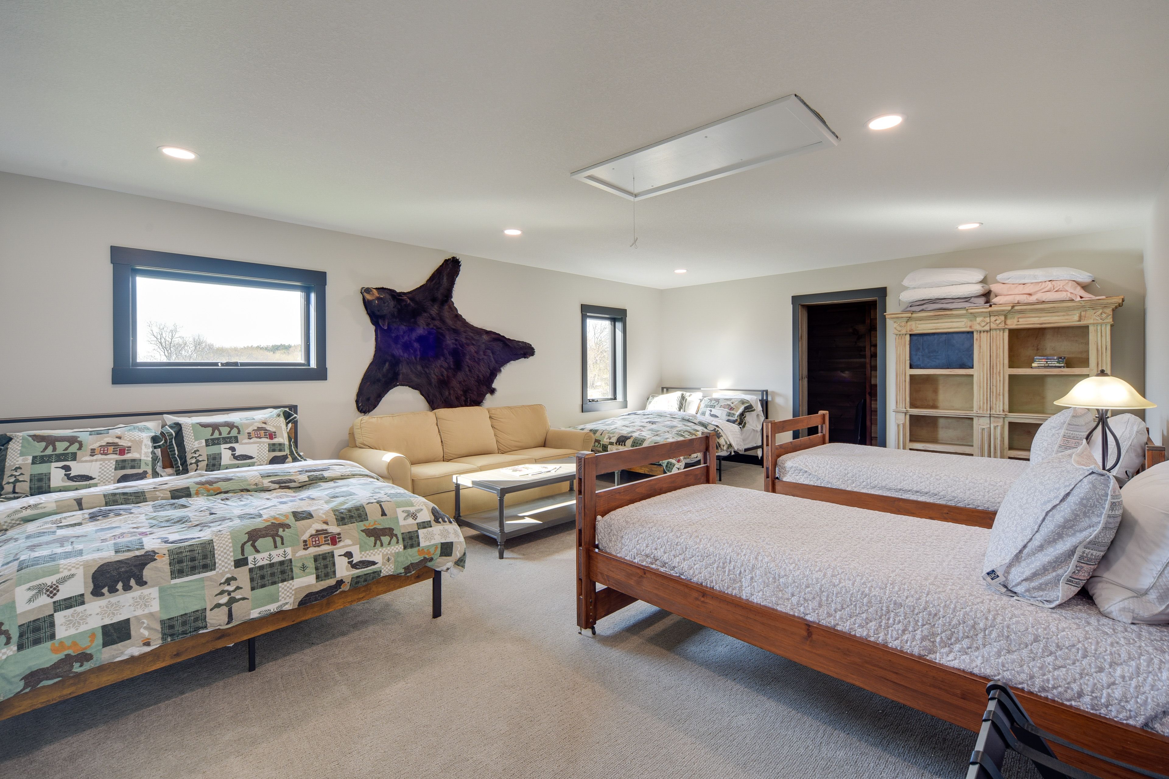 Bedroom 3 | 2 Queen Beds | 2 Twin Beds | Sleeper Sofa