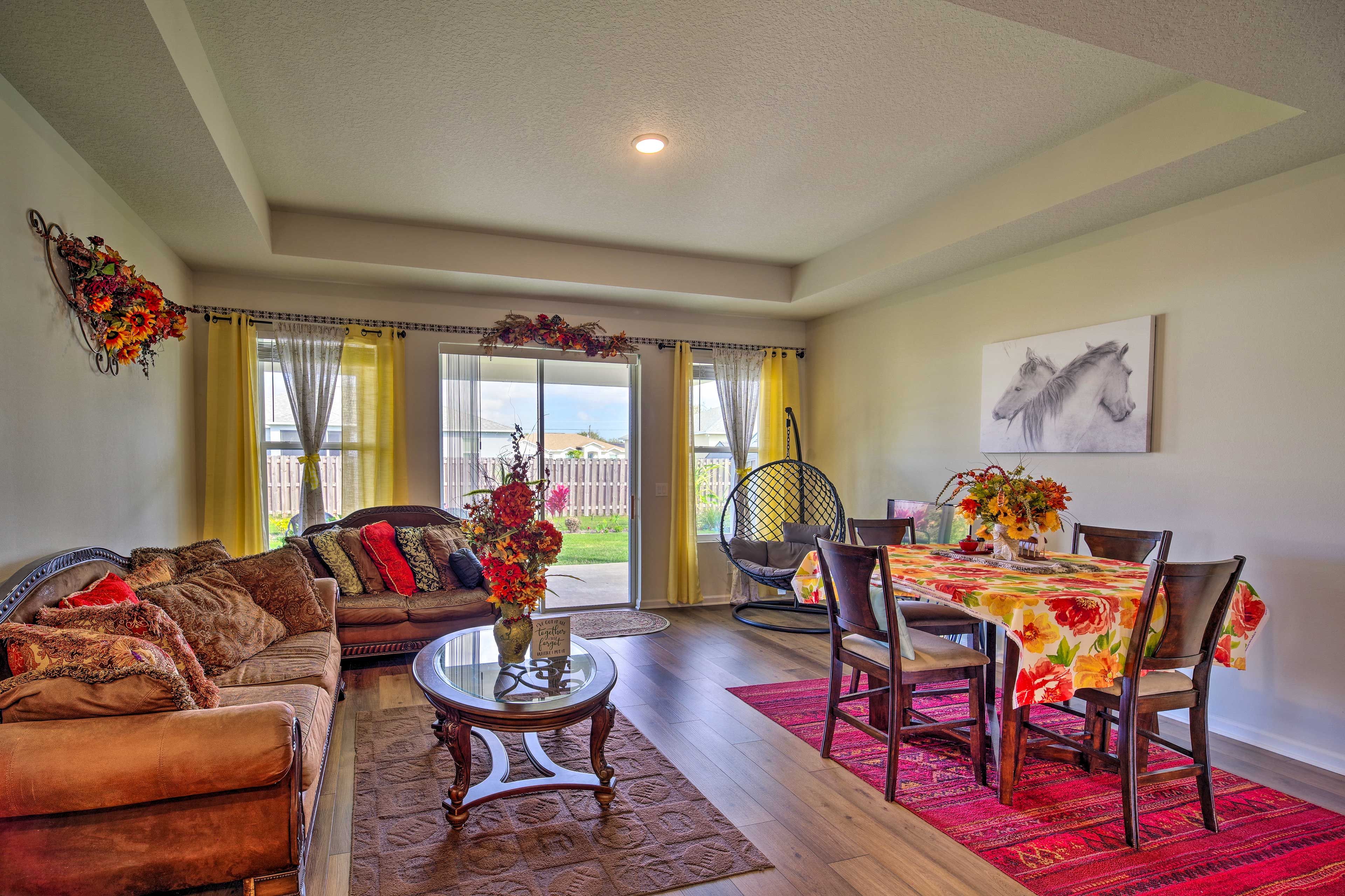 Back Living Area | Flat-Screen TV