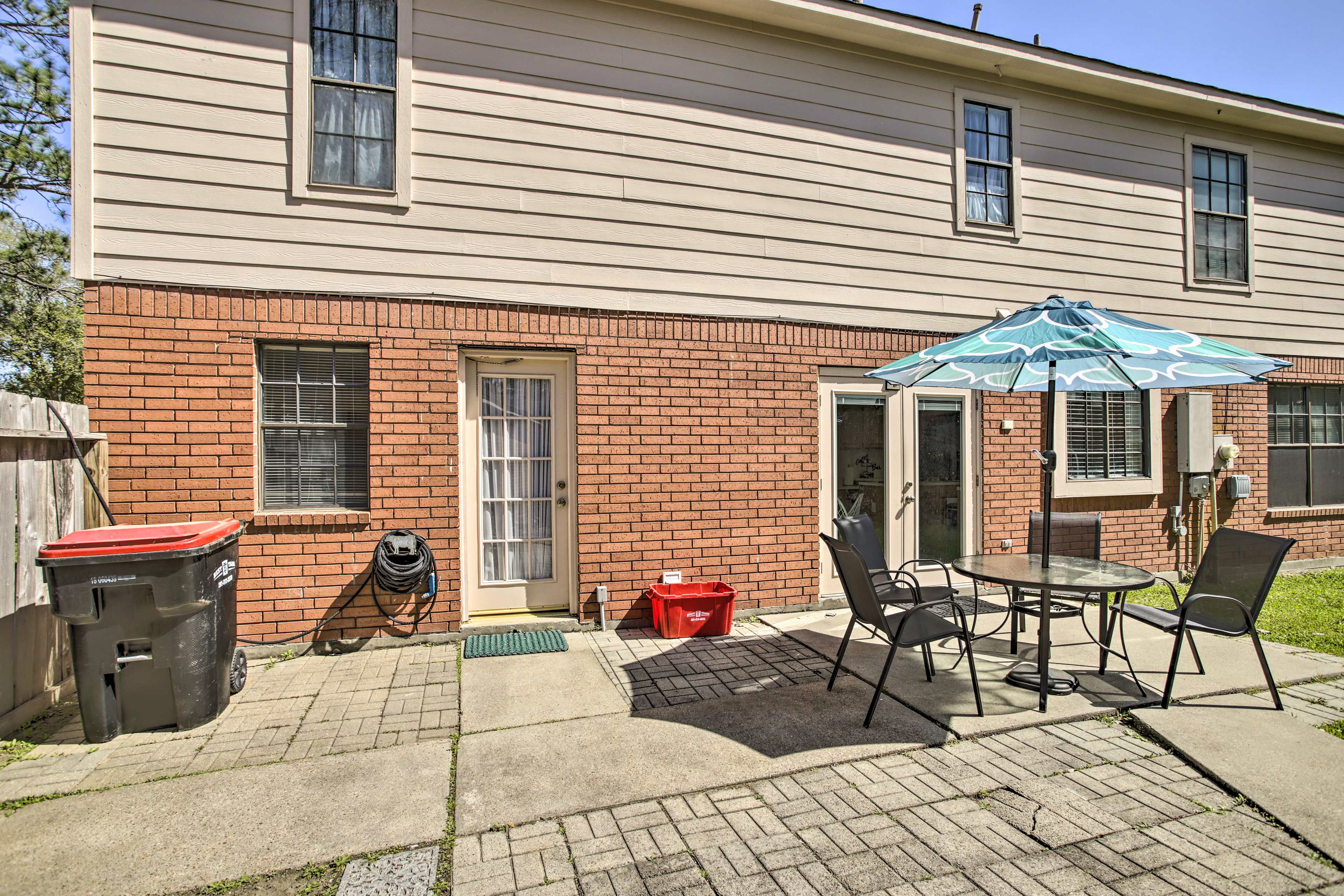 Private Patio | Fully Furnished