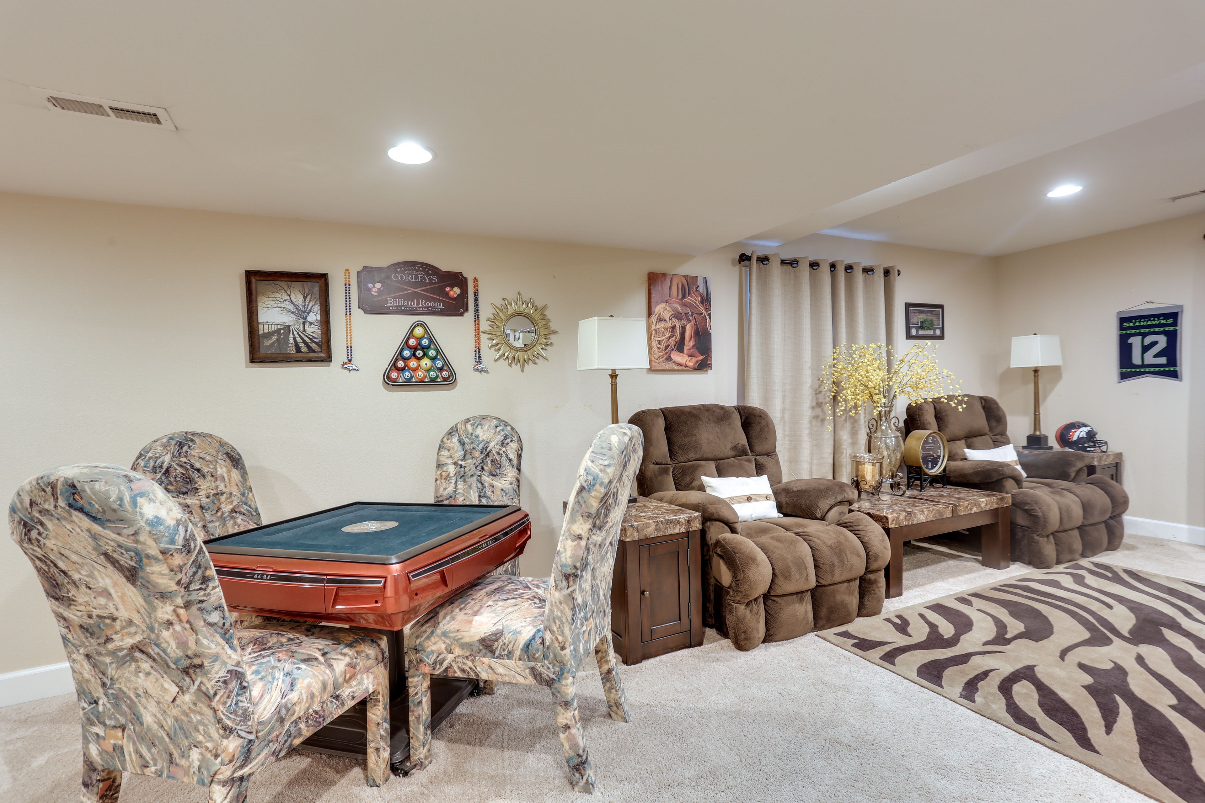 Game Room | Lower Level | Smart TV | Pool Table