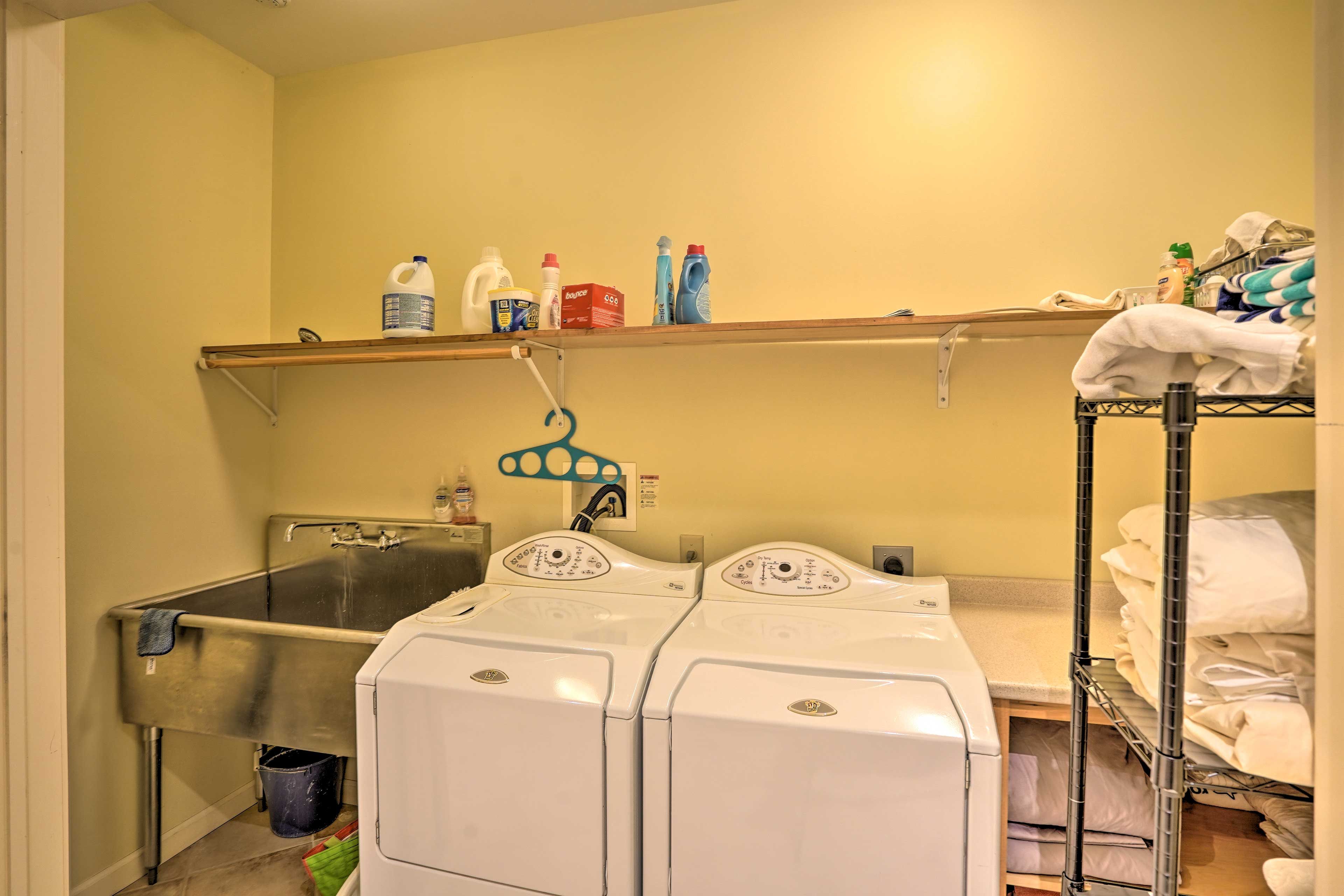 Laundry Room | Detergent Provided