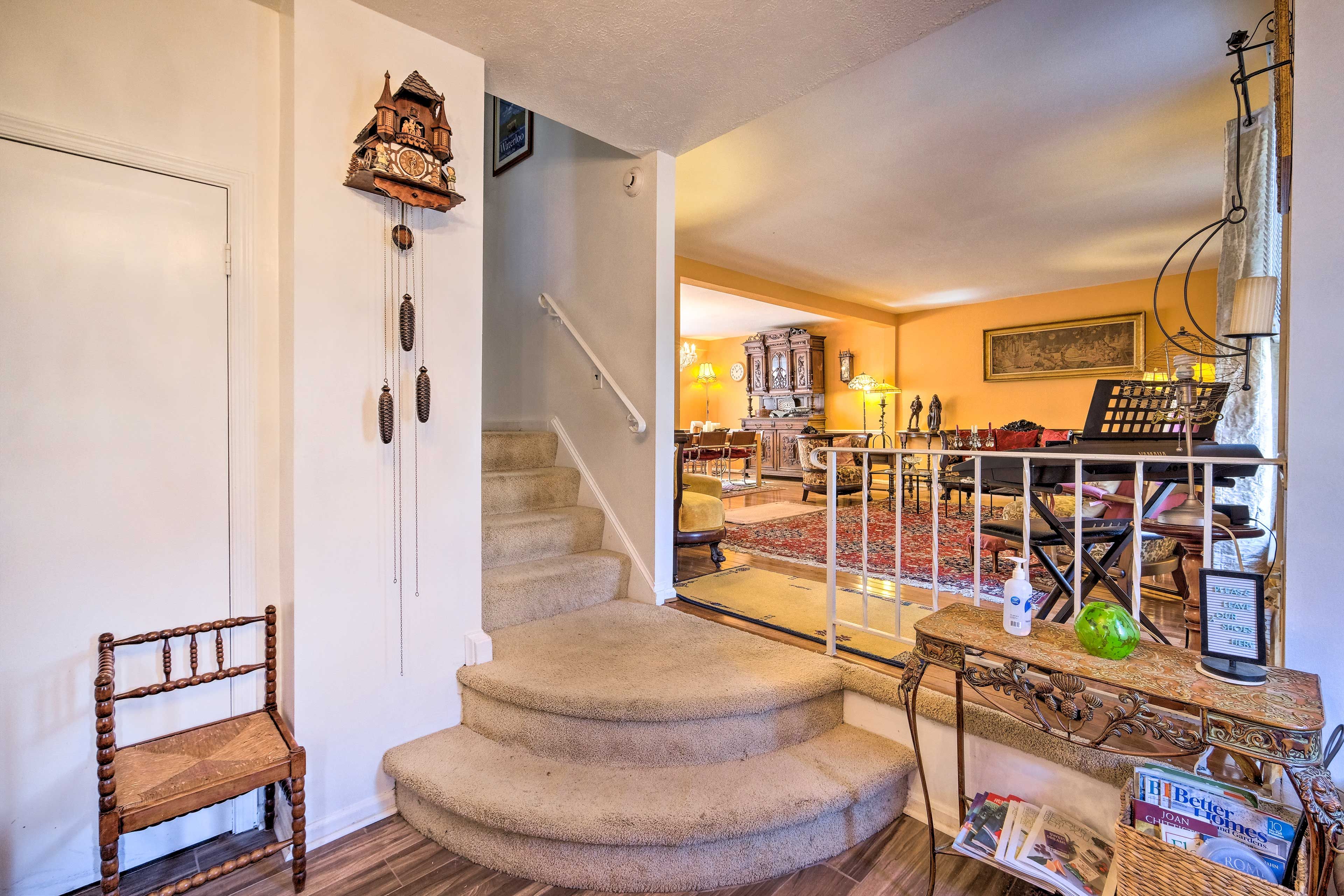 Stairs to Access 2nd Floor