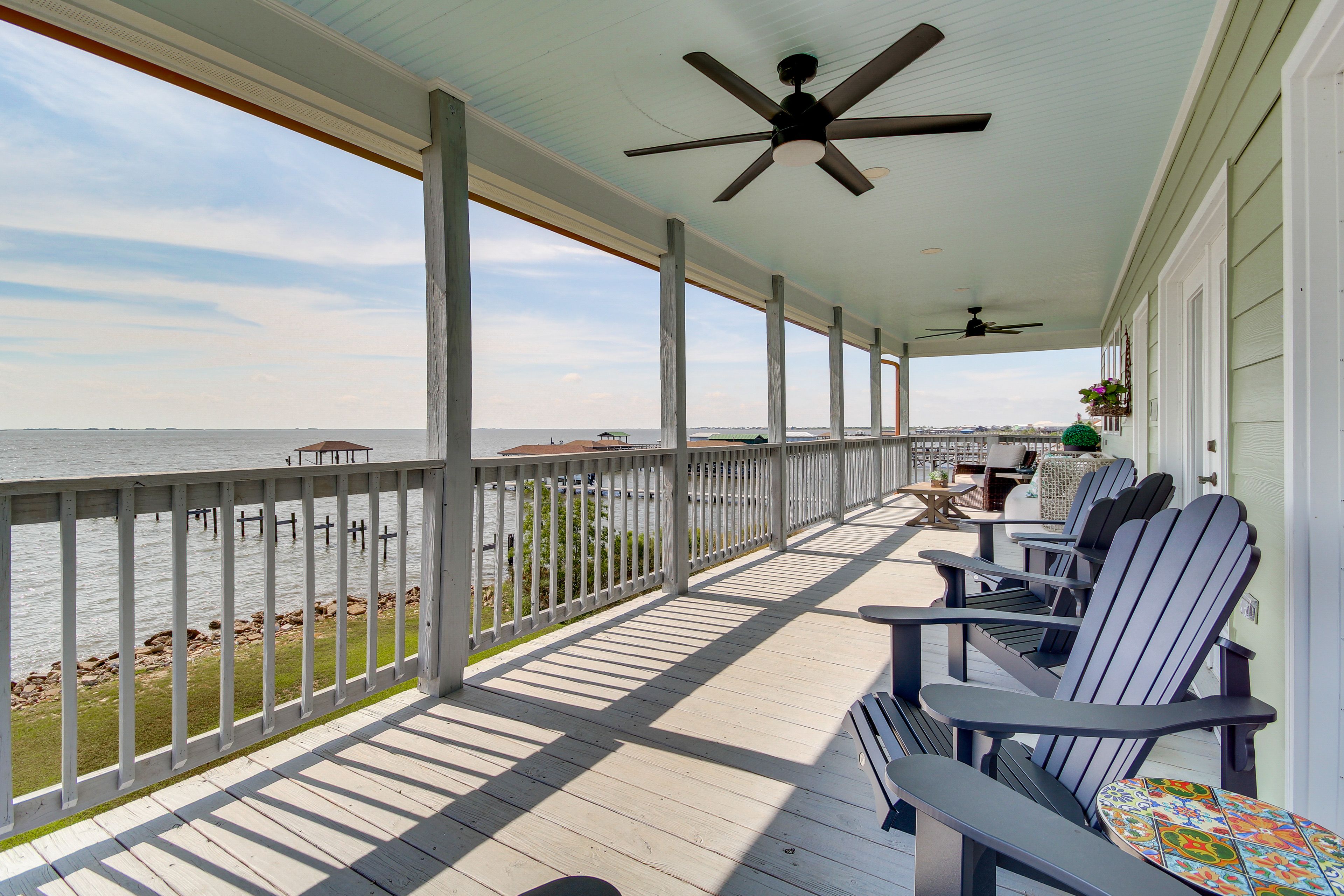 Deck | Outdoor Seating | Ceiling Fans | Lake Catherine Views