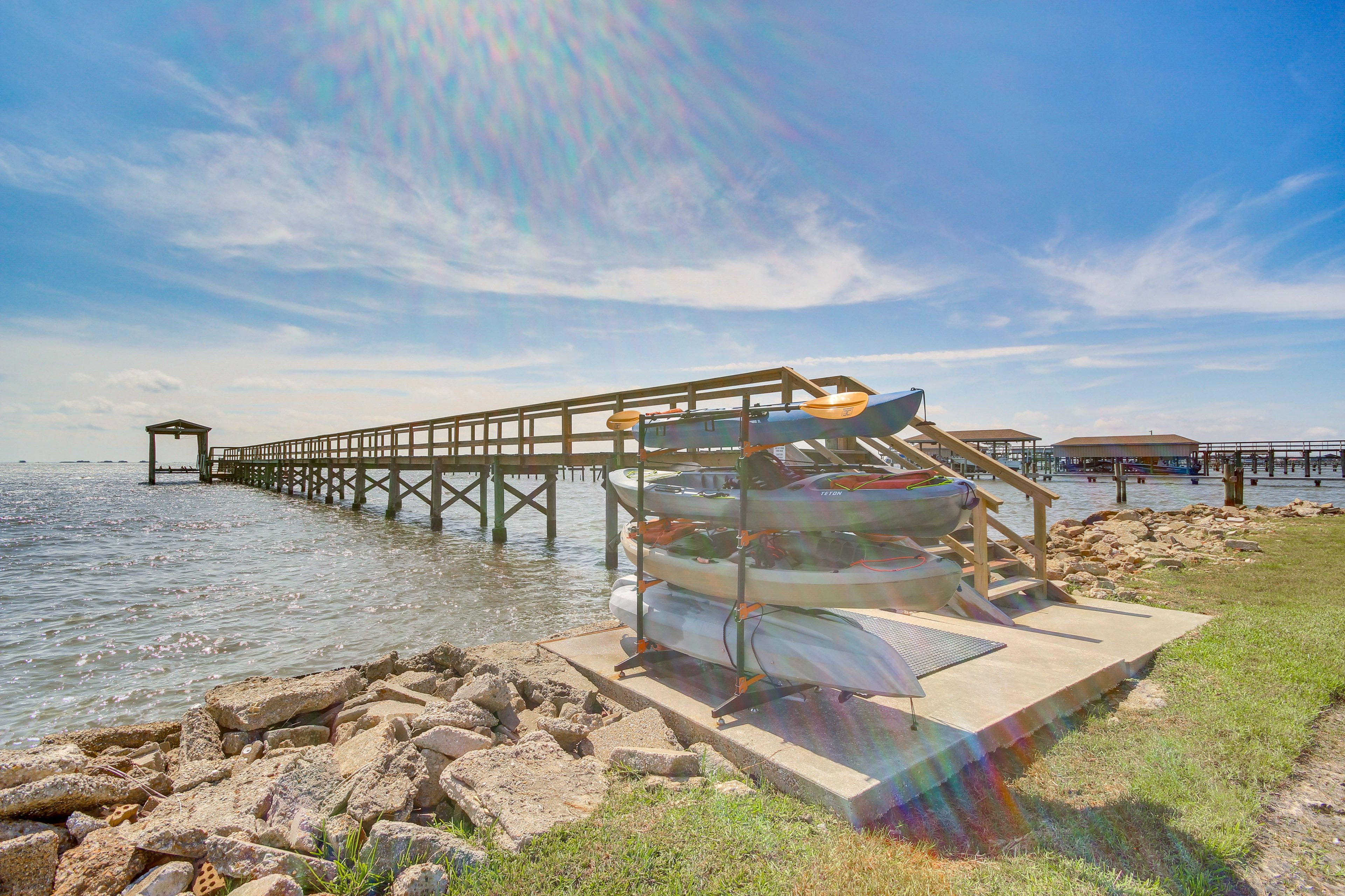 Lake Catherine Access (On-Site) | Boat Dock