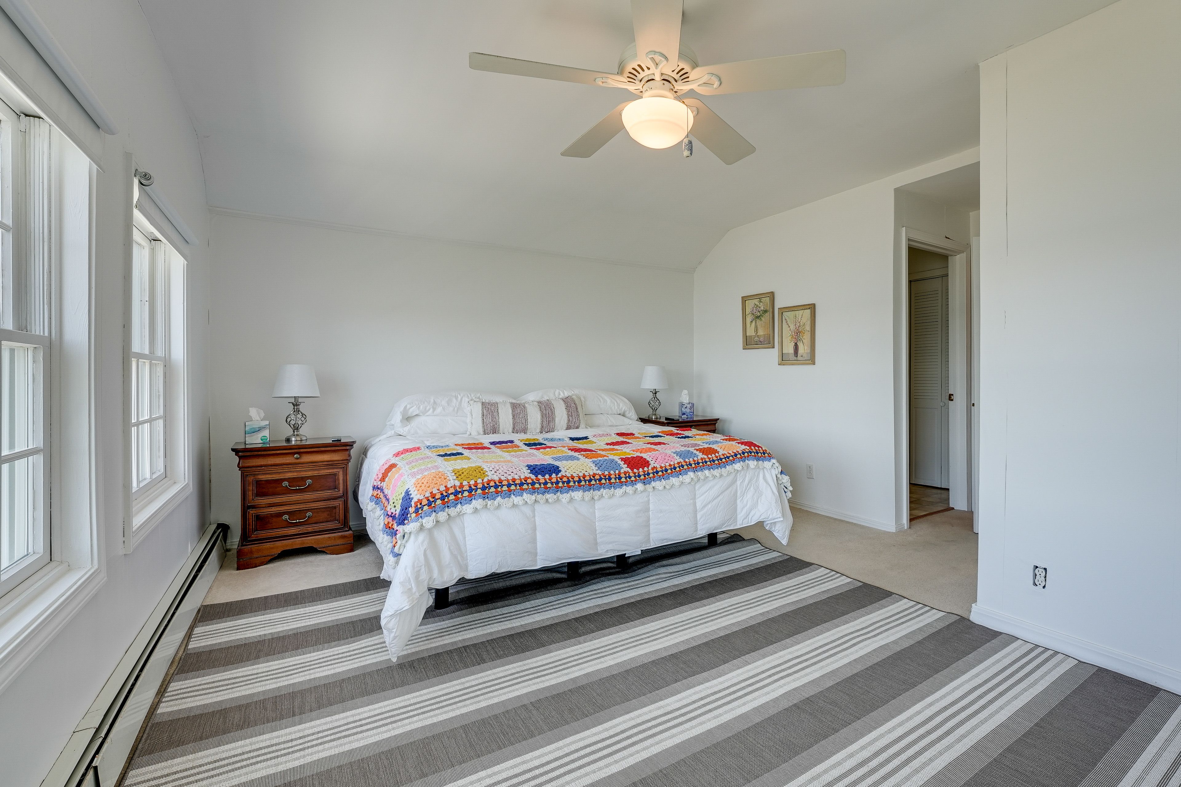 Bedroom 2 | 2nd Floor | King Bed | Closet | Linens Provided | En-Suite Bathroom