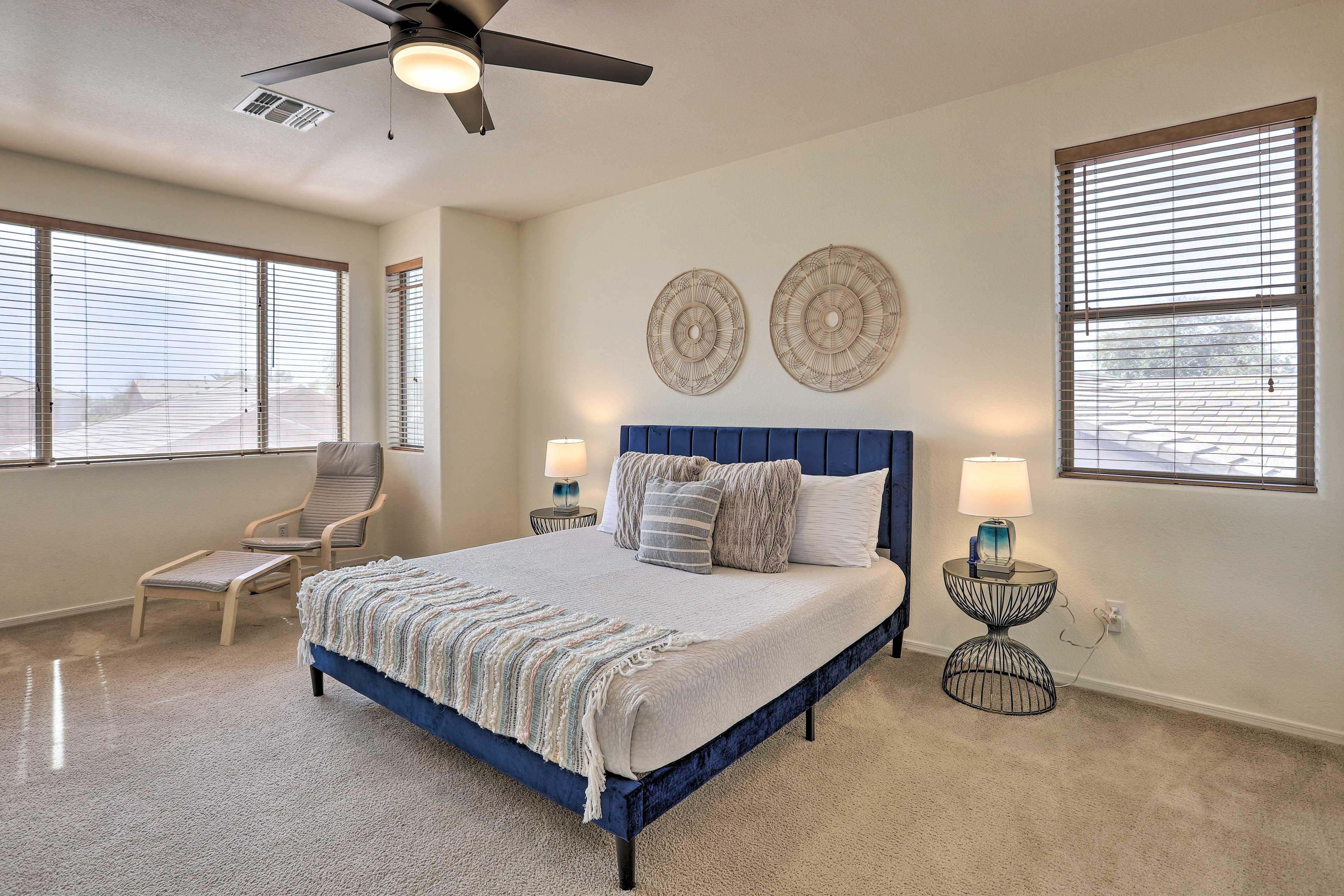 Bedroom 1 | California King Bed | En-Suite Bathroom