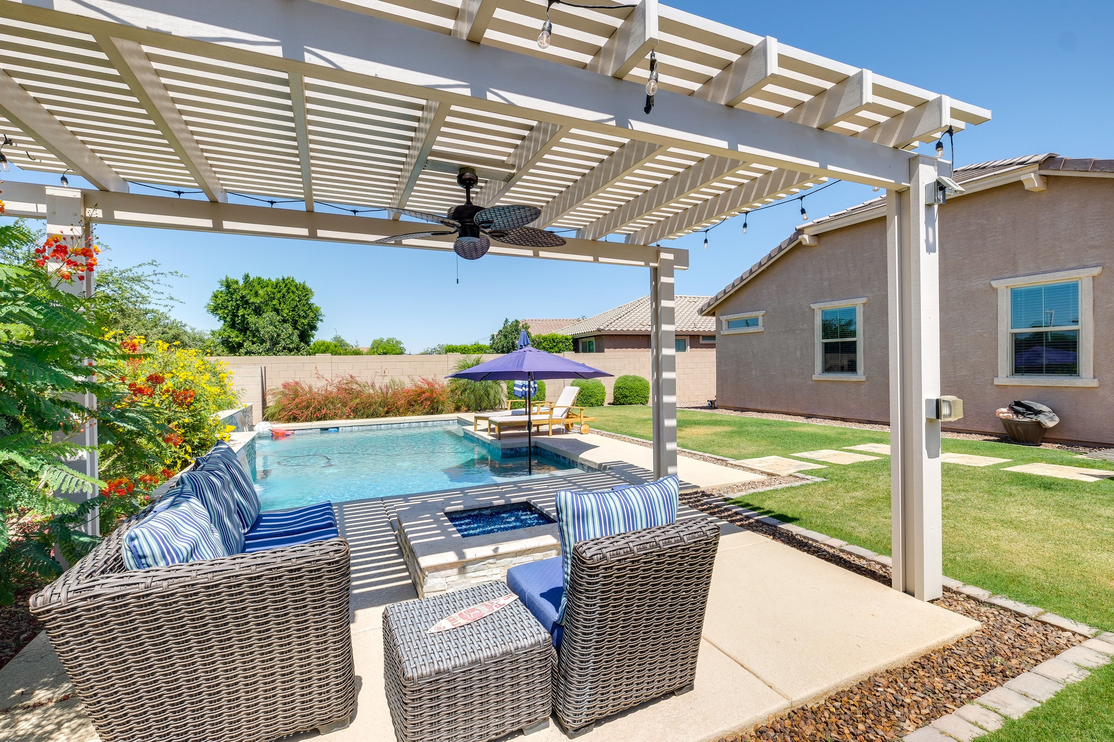 Chandler Vacation Rental | 4BR | 3BA | 1,937 Sq Ft | 1 Step Required