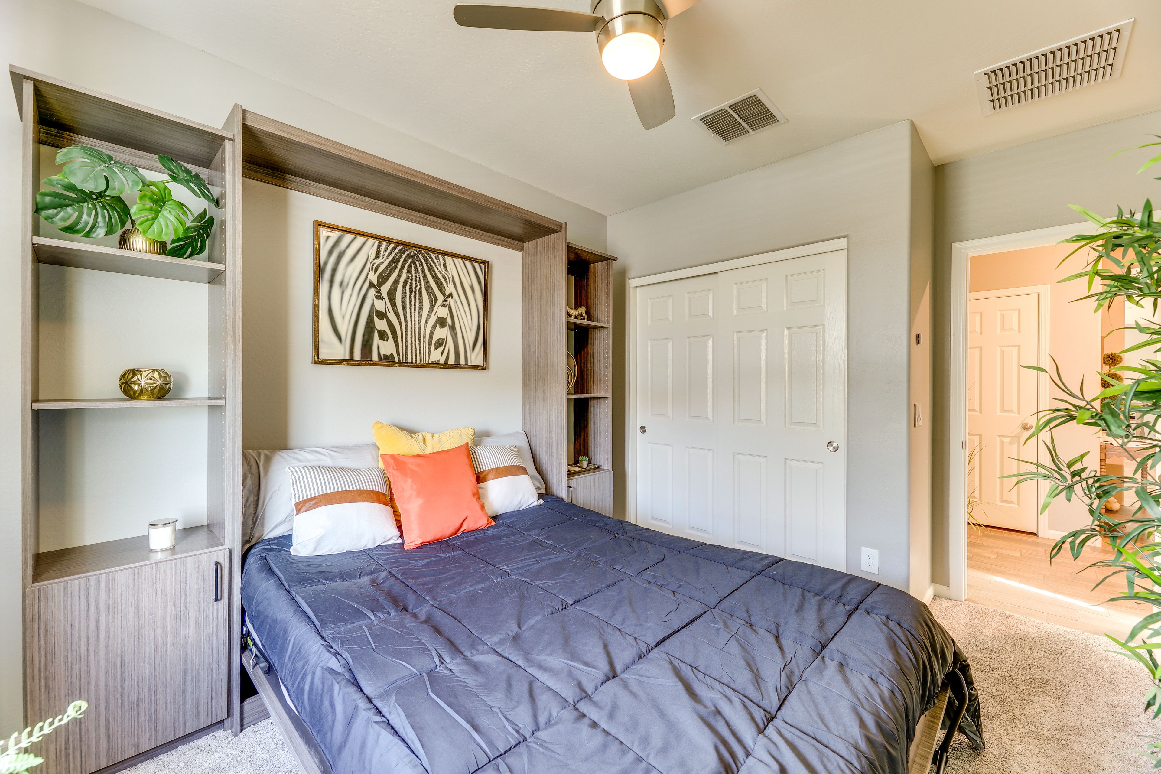 Bedroom 4 | Queen Murphy Bed | Pack 'n Play