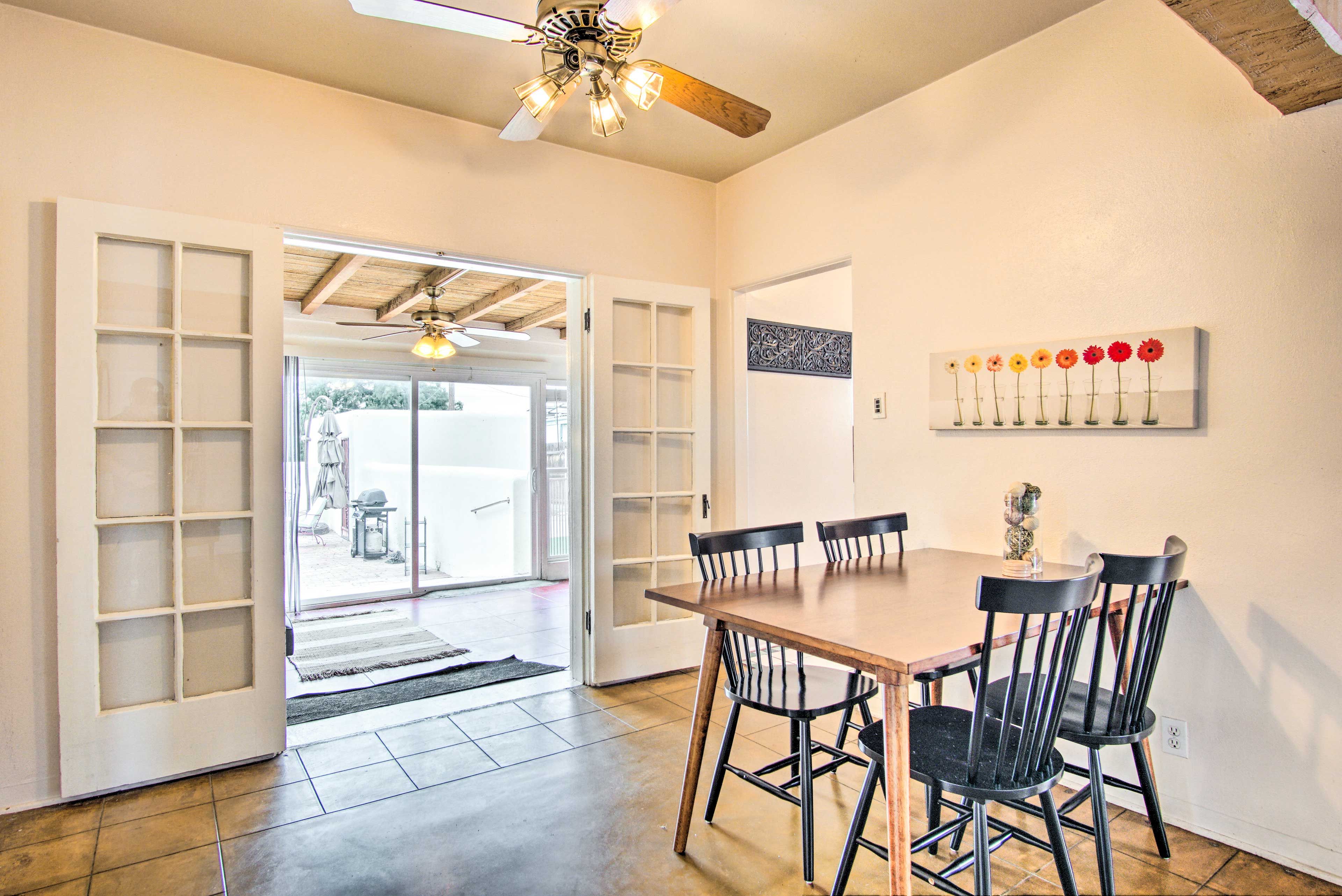 Dining Room | Wheelchair Accessible | Pet Friendly w/ Fee
