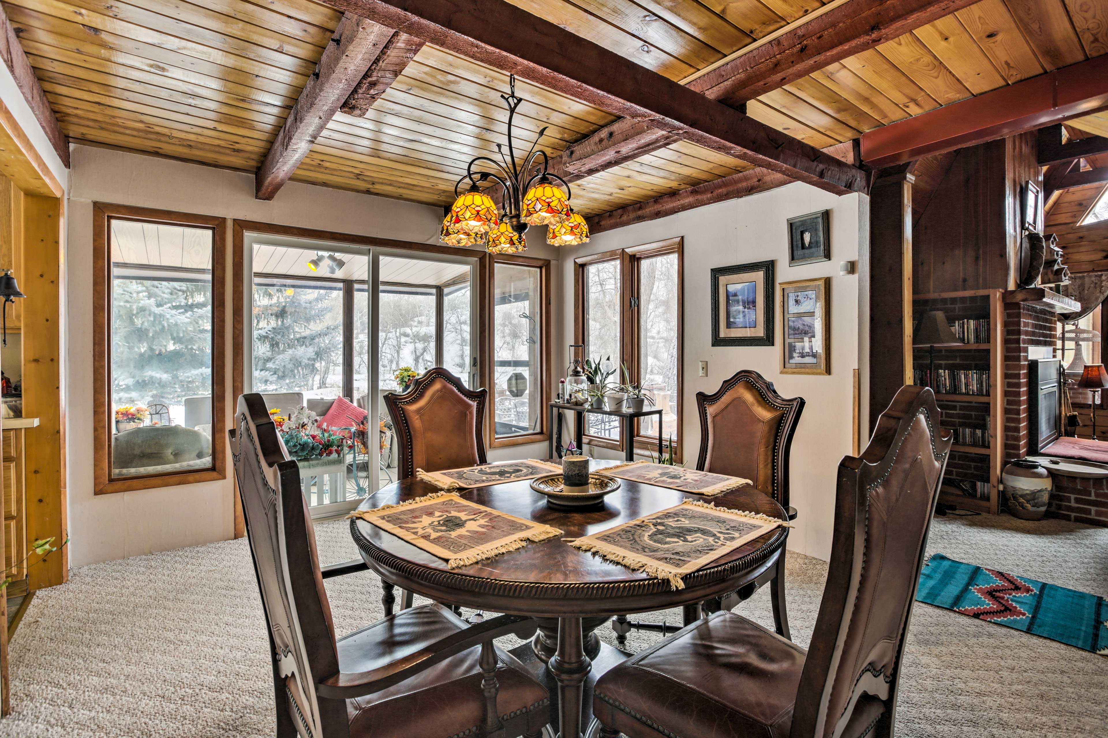 Dining Area | Dishware/Flatware | Trash Bags/Paper Towels