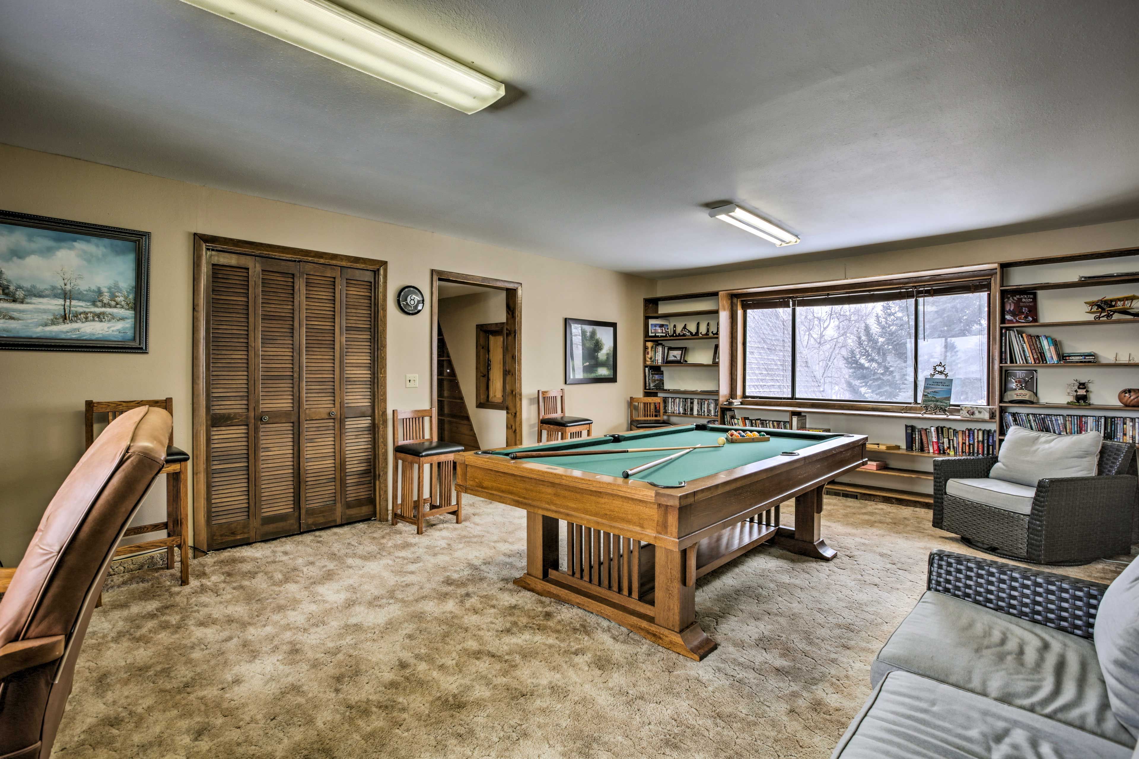 Interior | Pet Friendly w/ Fee | Bedroom/Full Bathroom on 1st Floor | Free WiFi