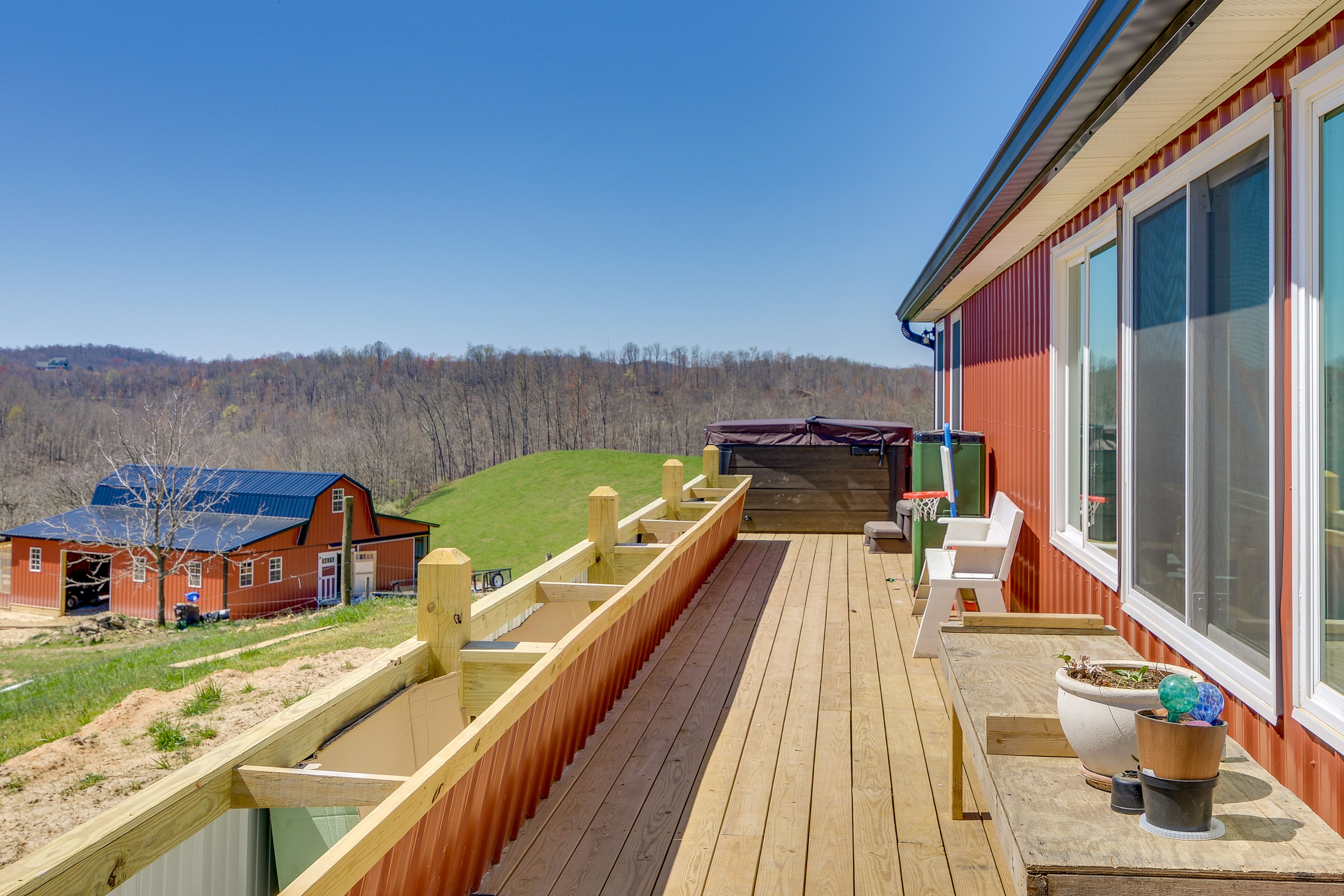 Wraparound Deck | Hot Tub Not Available