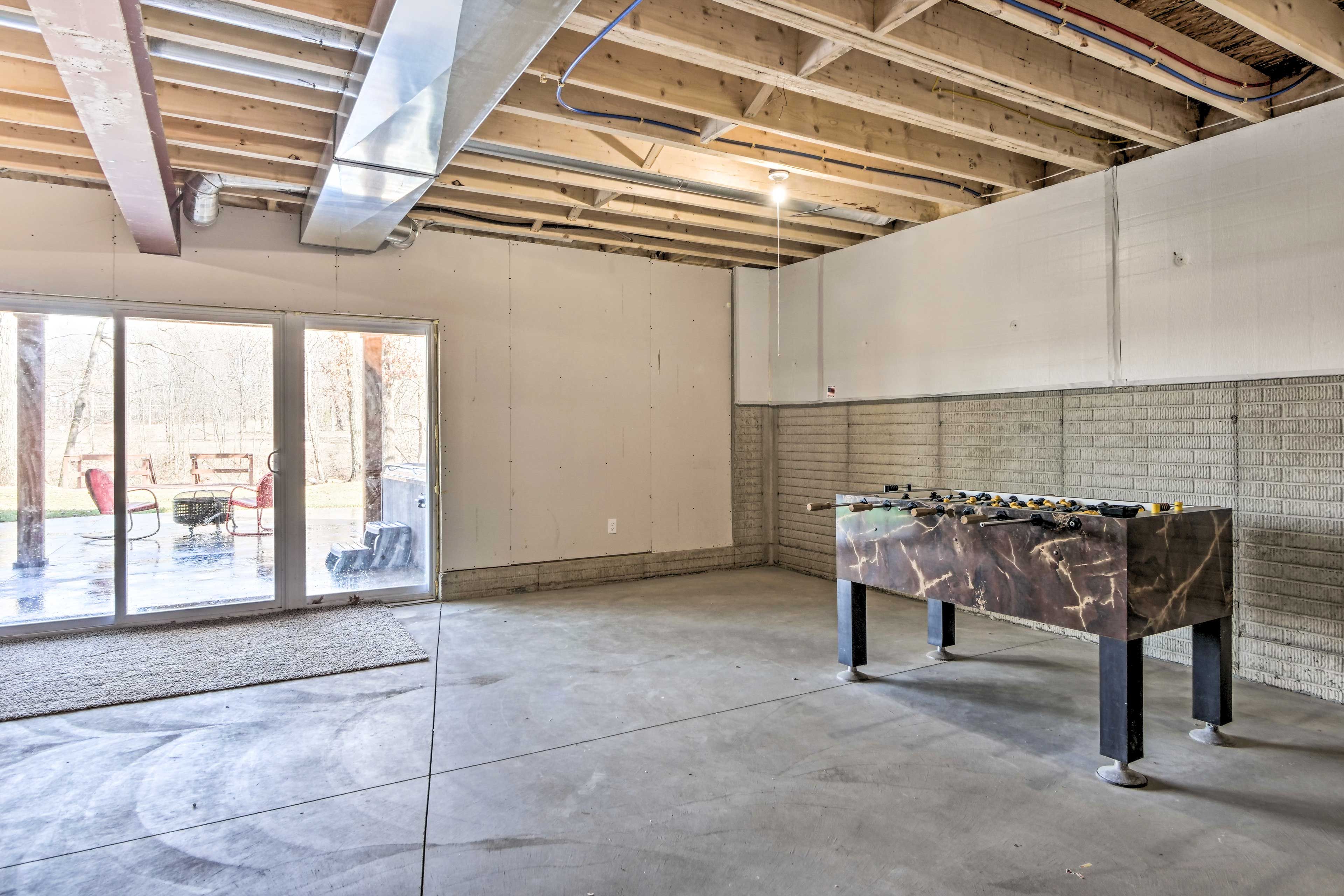 Basement | Foosball Table | Dartboard