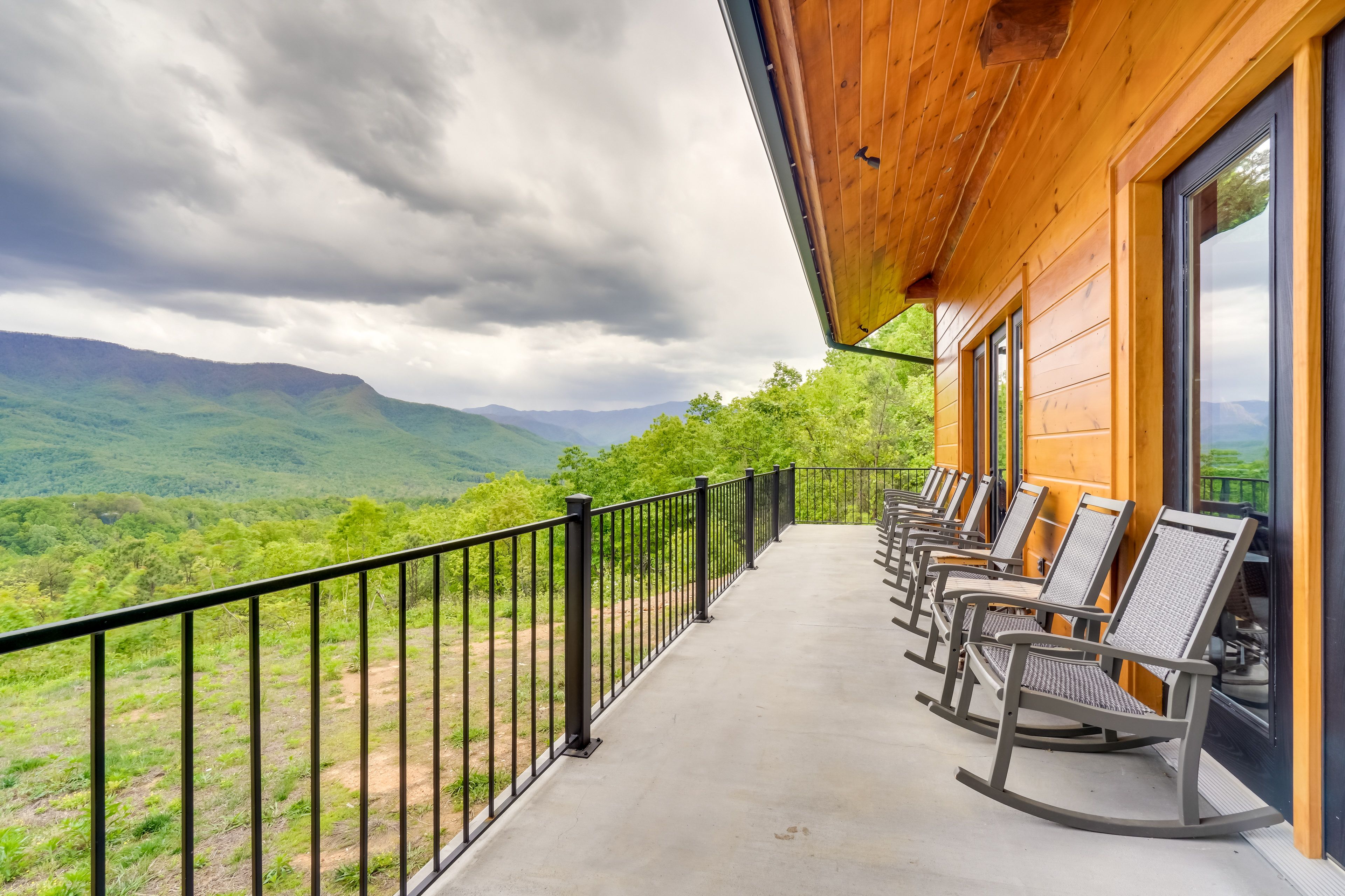 Back Deck | Charcoal Grill | ~11 Mi to Downtown Gatlinburg