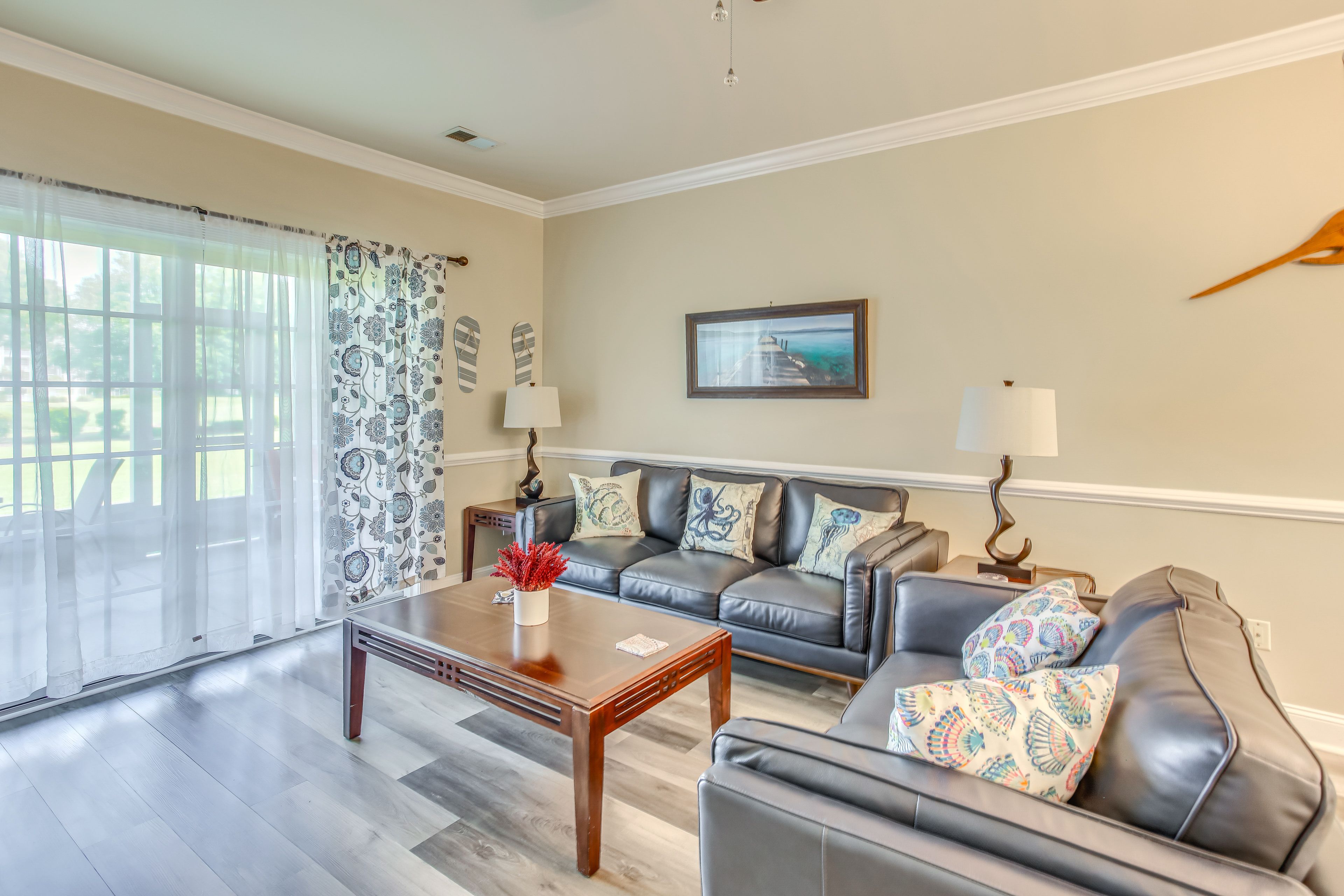 Living Room | 1st-Floor Condo